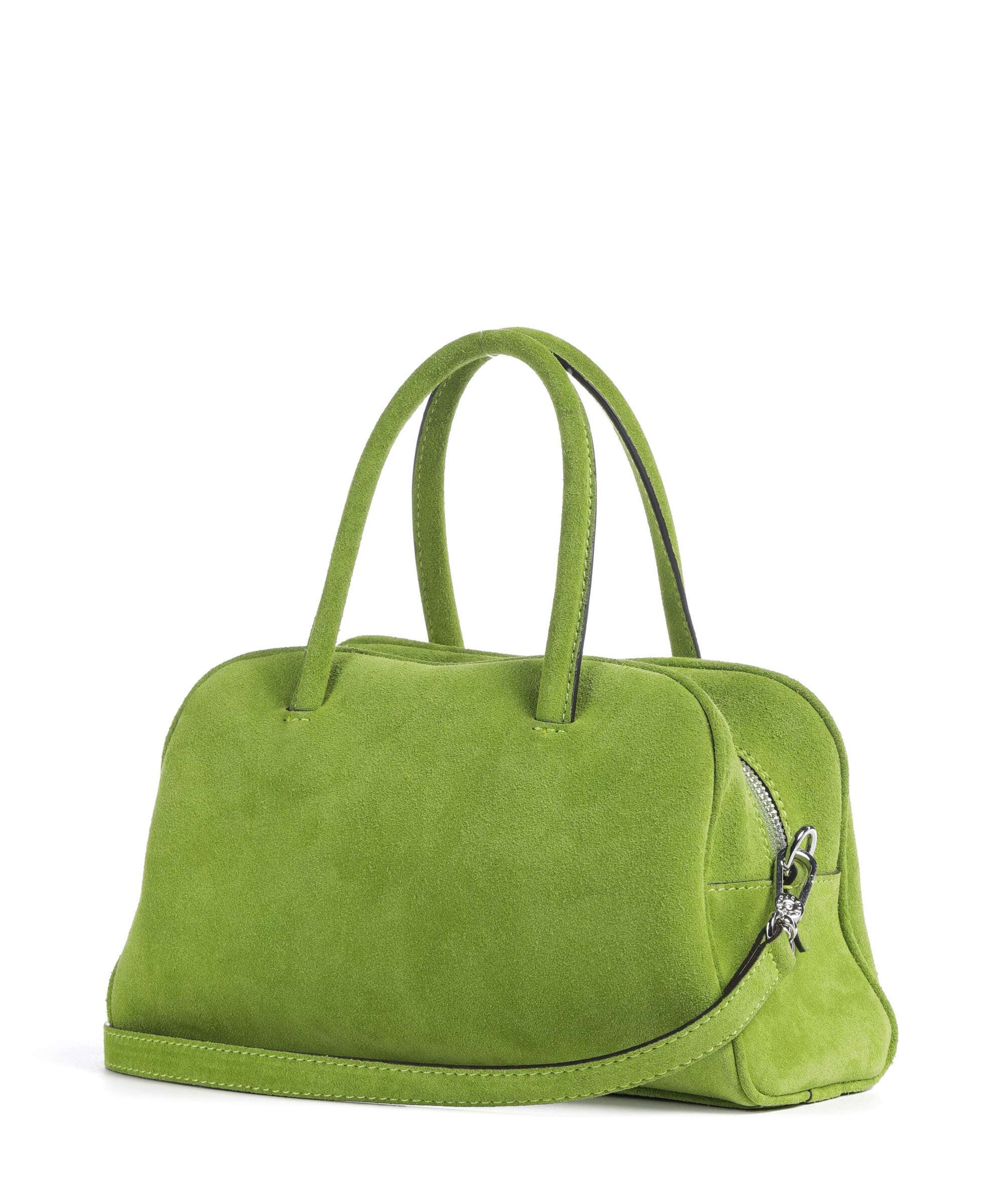 Abro Suede Amara Handbag lime - Image 2