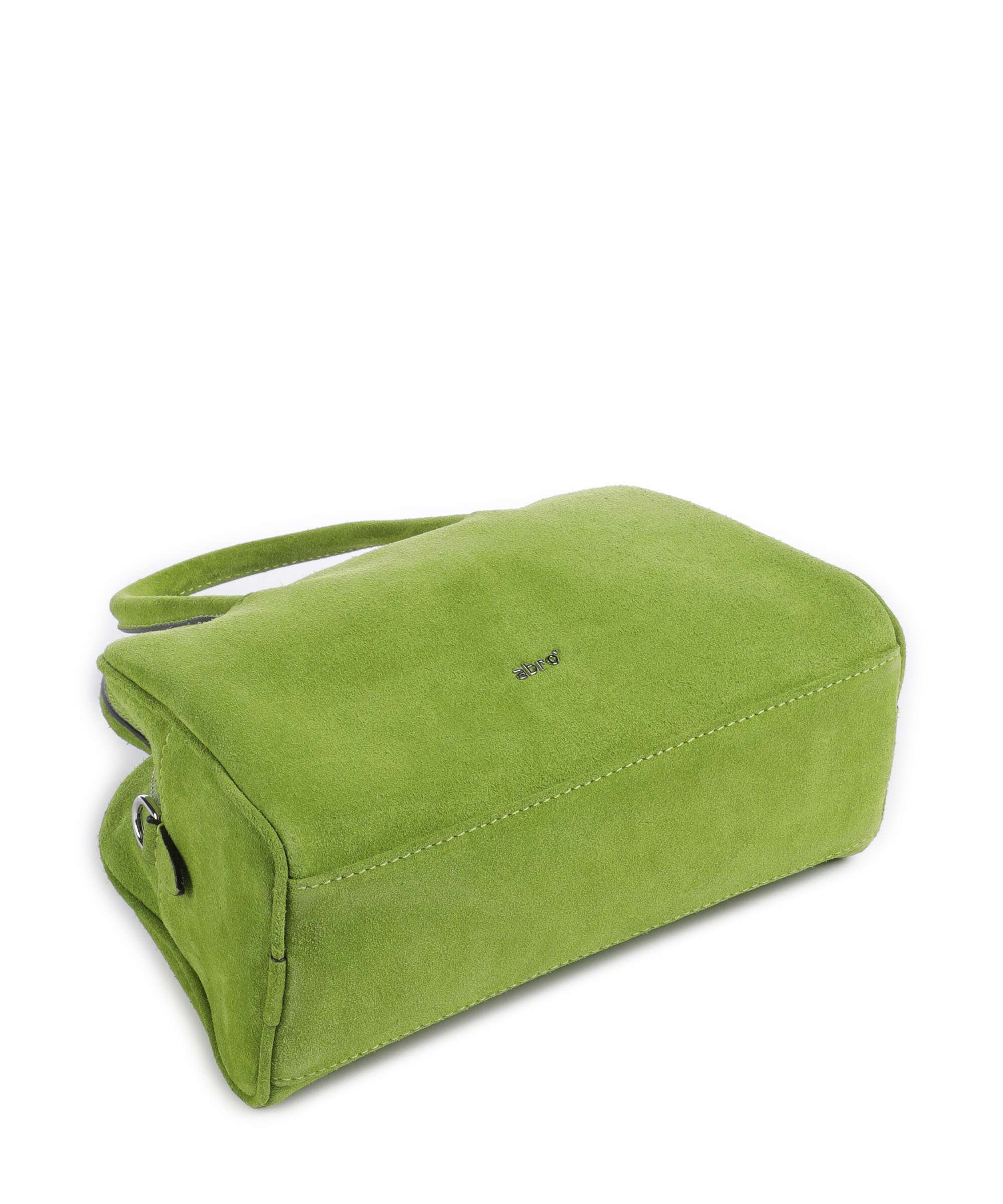 Abro Suede Amara Handbag lime - Image 4