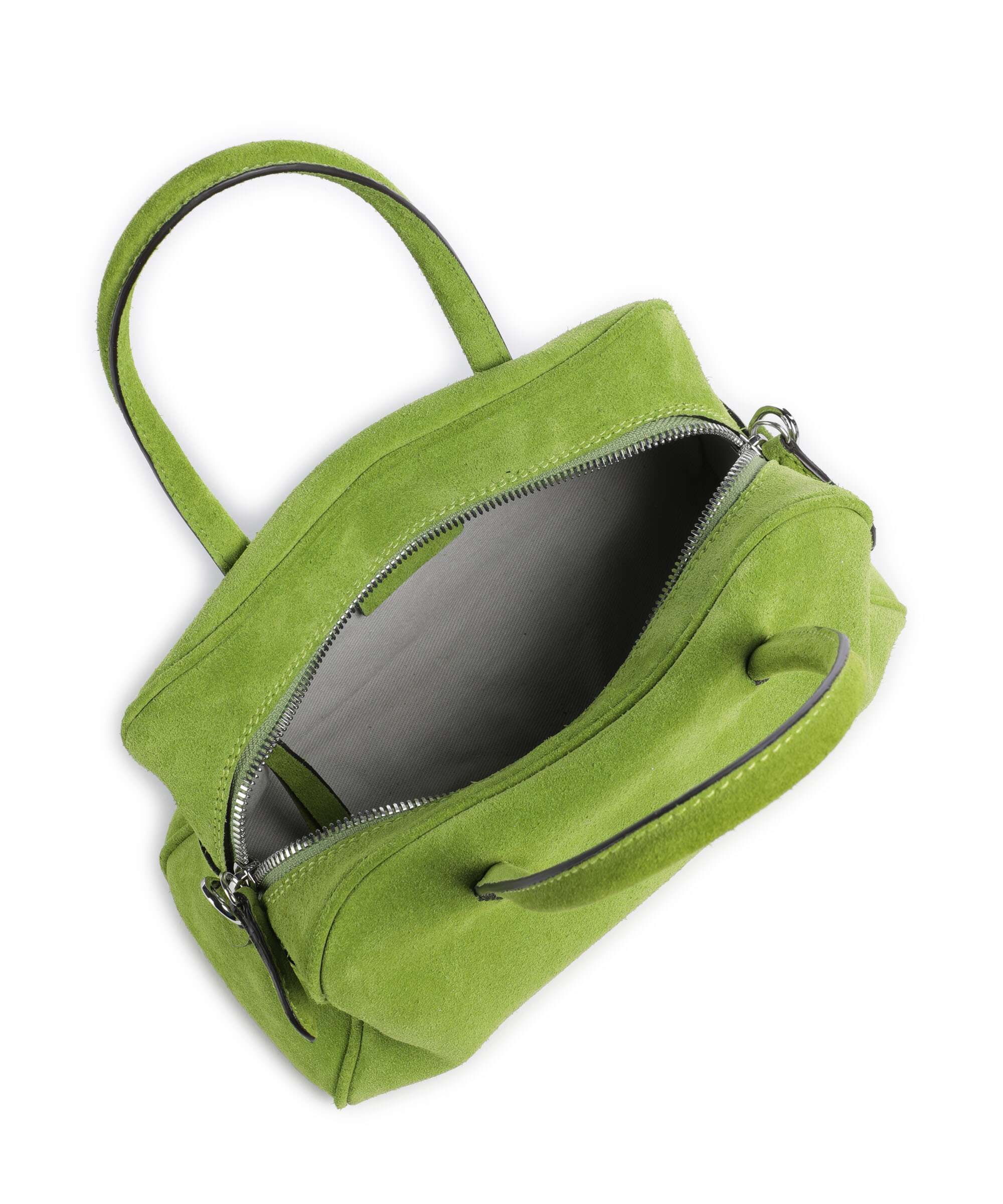 Abro Suede Amara Handbag lime - Image 5