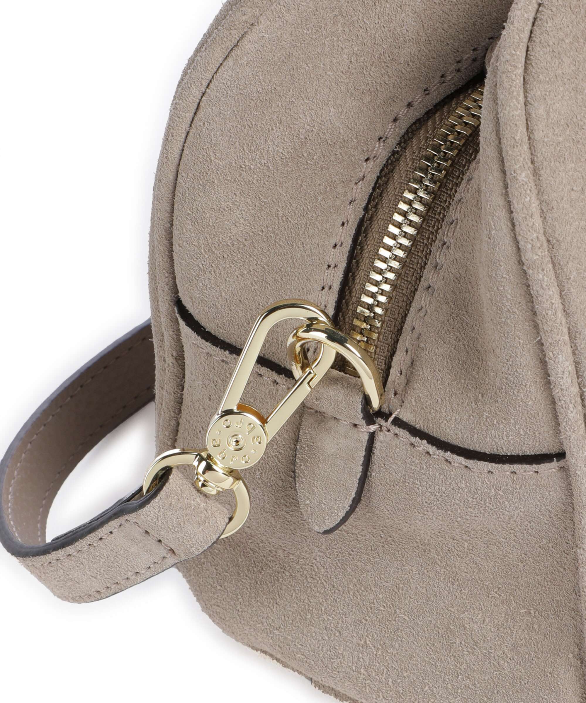 Abro Suede Amara Handbag siena - Image 4