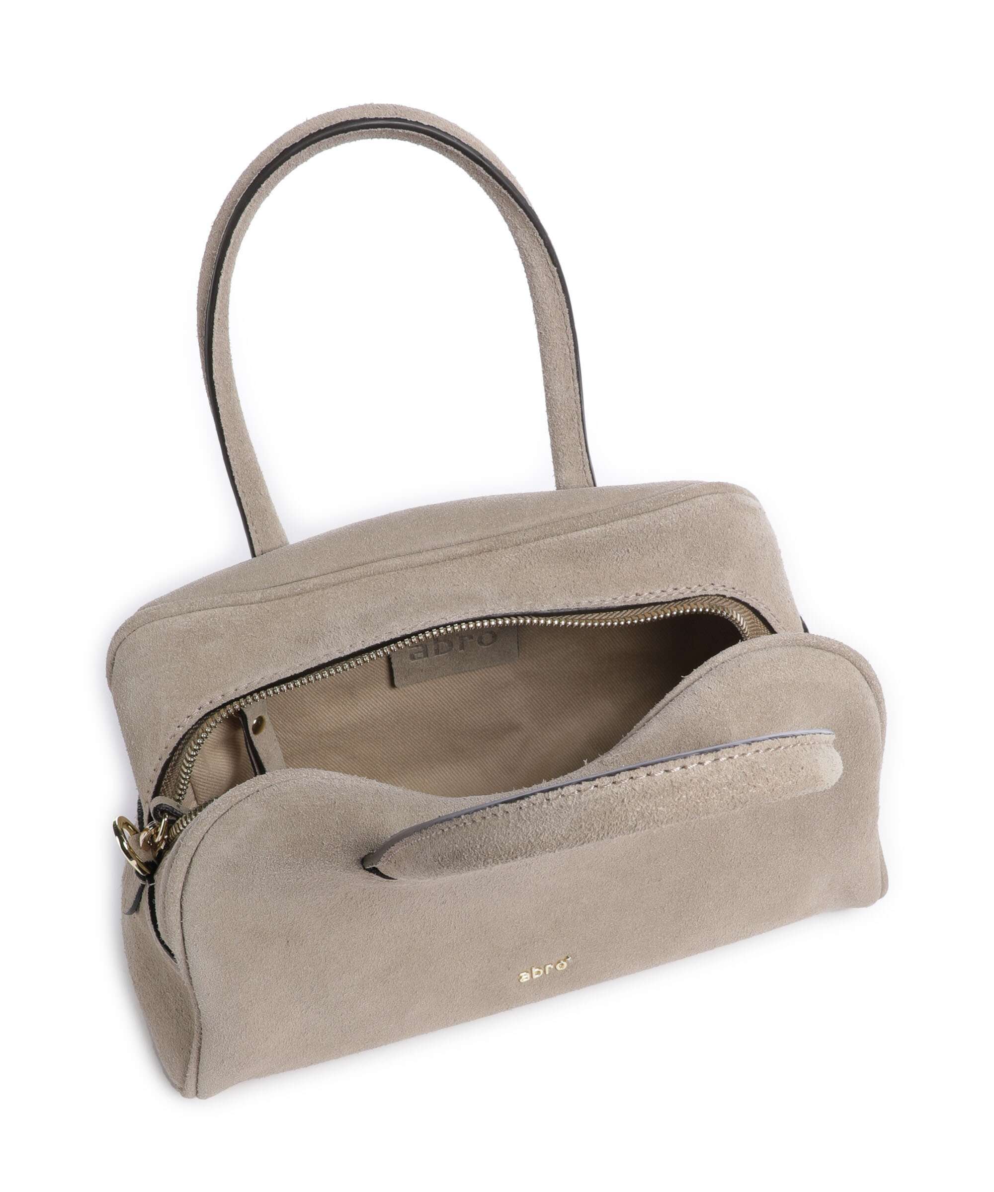 Abro Suede Amara Handbag siena - Image 6