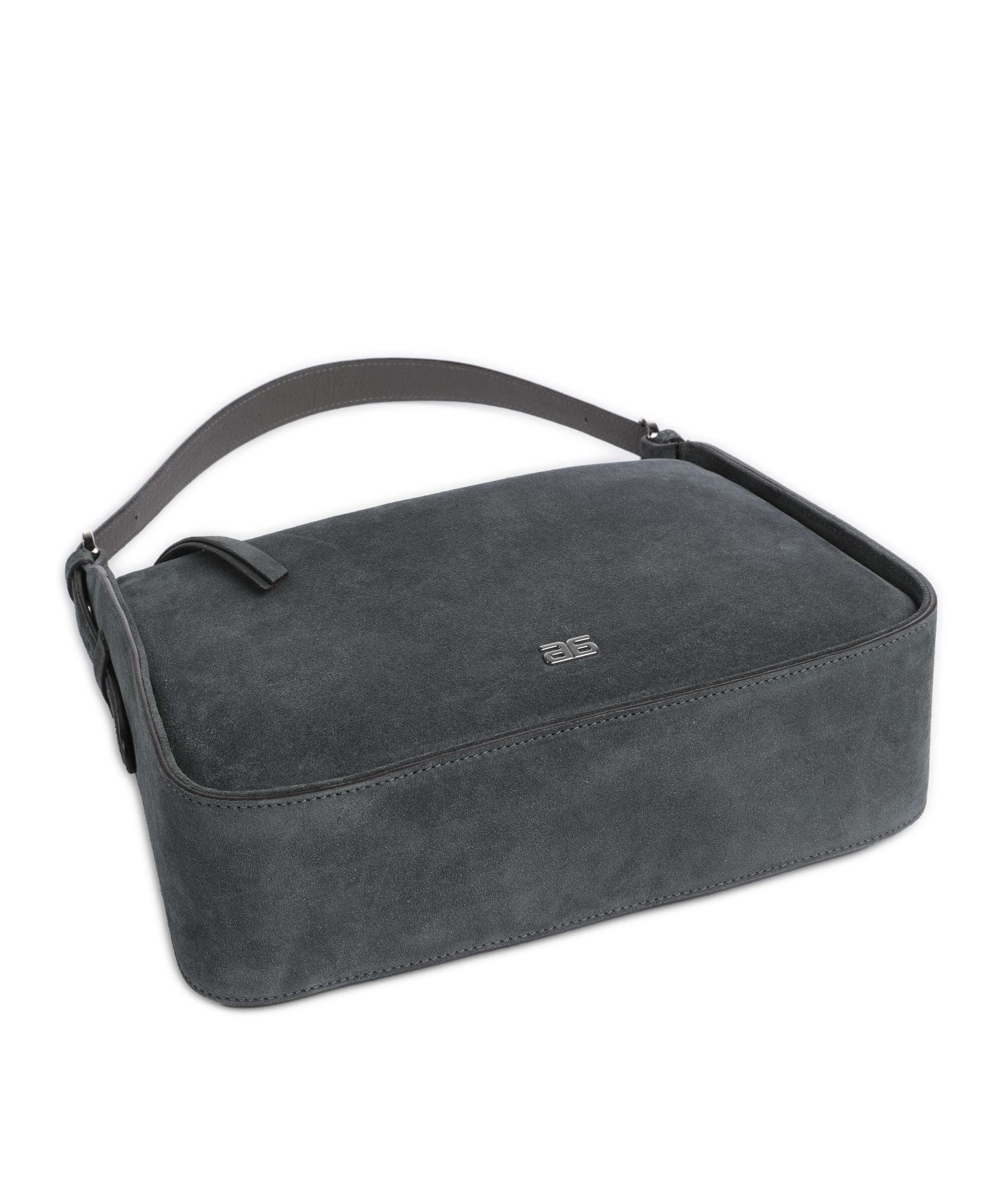 Abro Suede Best Friend Hobo bag grey - Image 5
