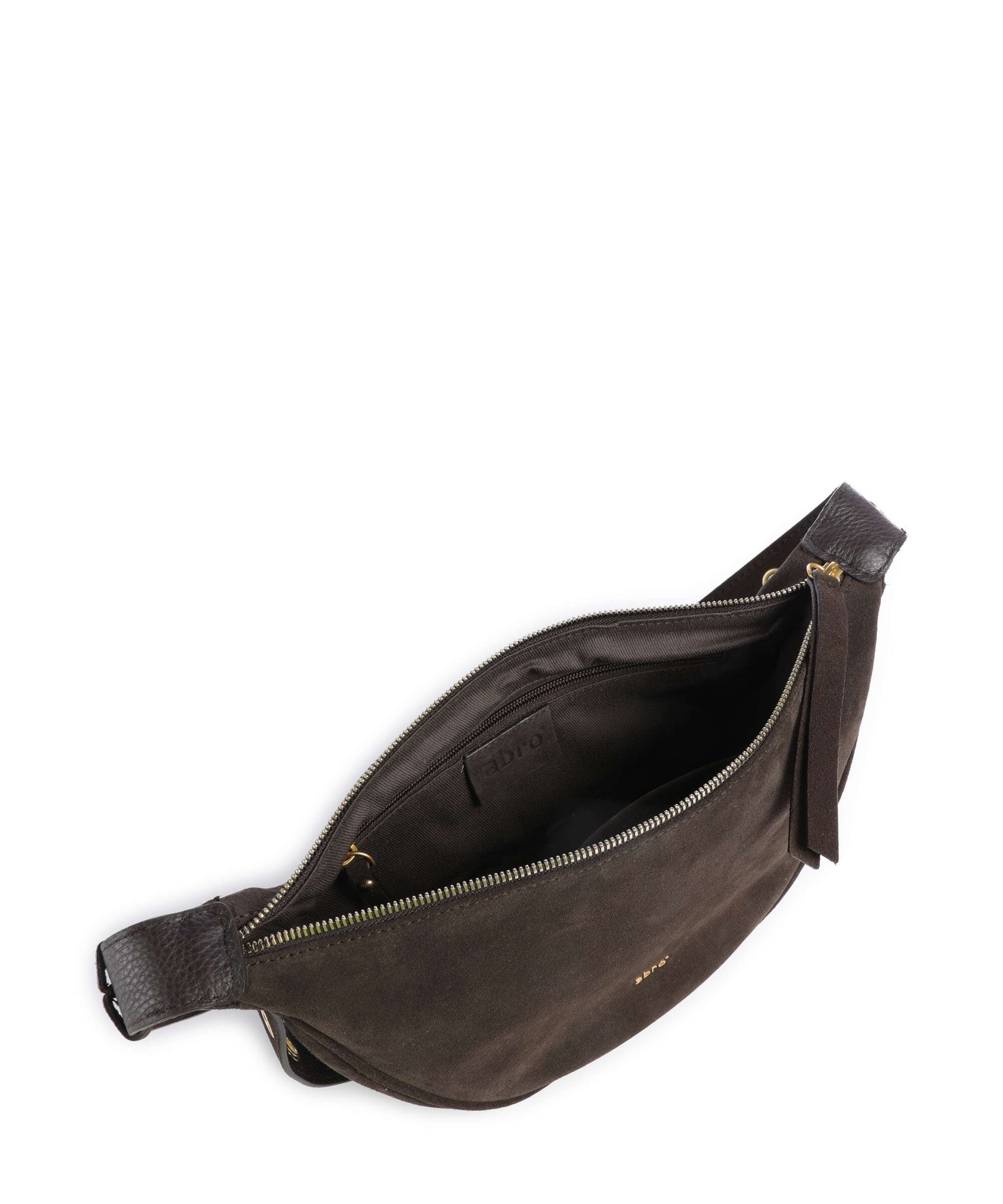 Abro Suede By My Side Small Shoulder bag dark brown - Image 6