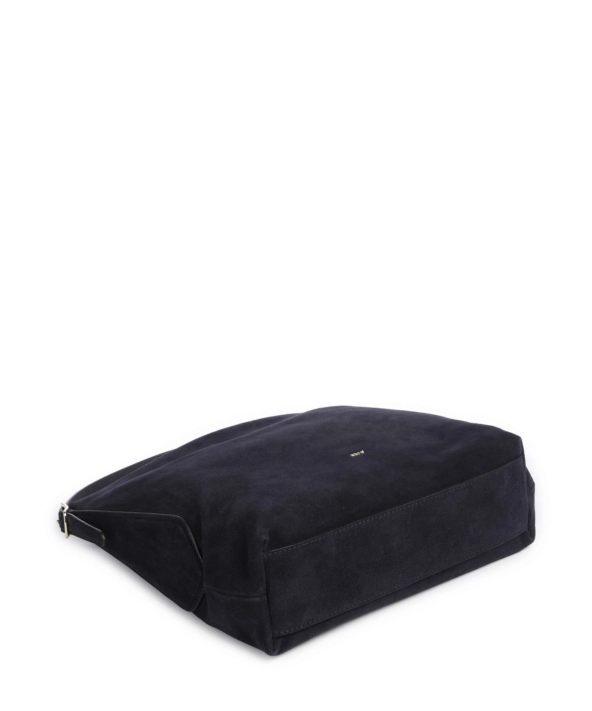Abro Suede Carina Hobo bag navy - Image 5