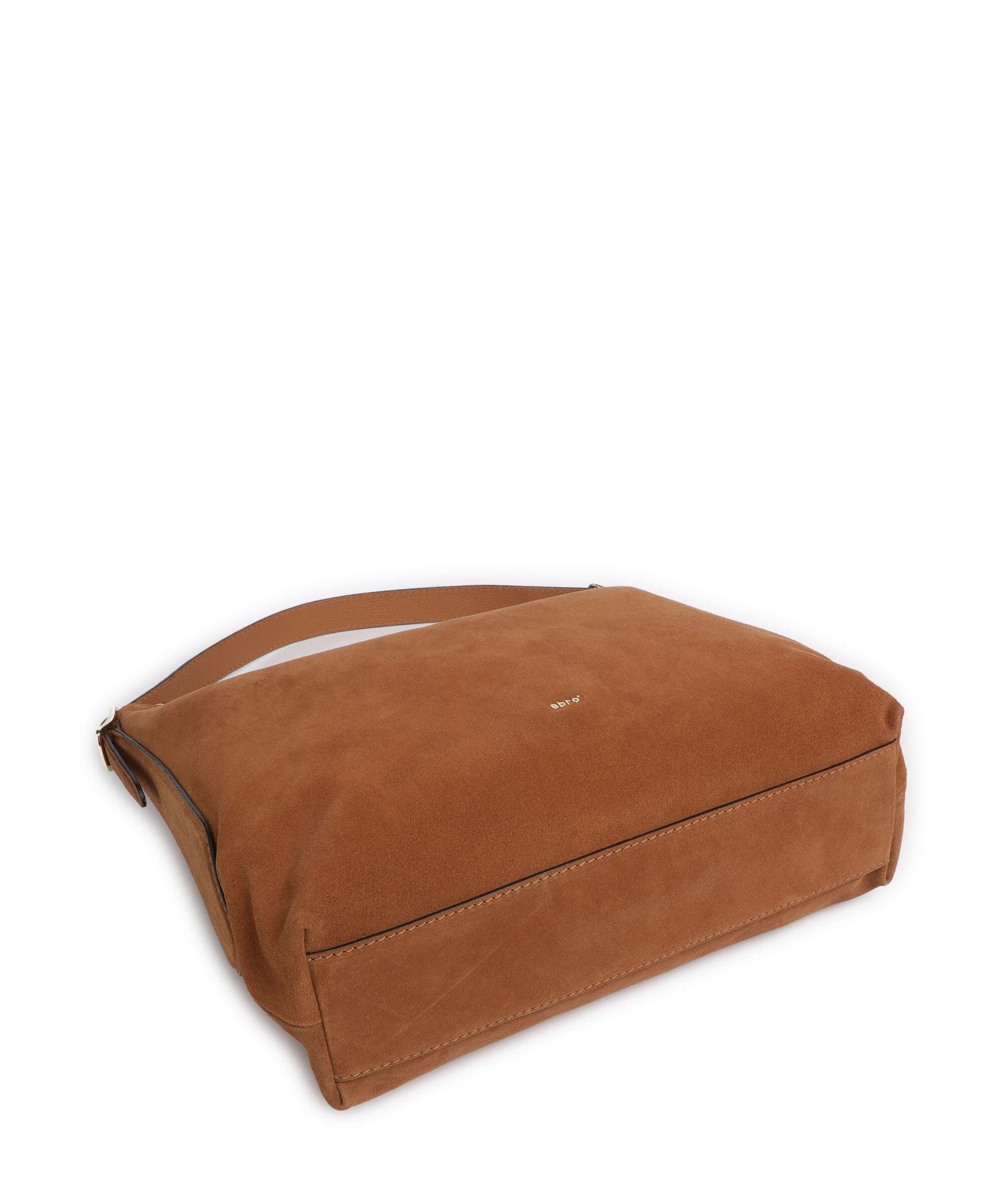 Abro Suede Carina Hobo bag cuoio - Image 5