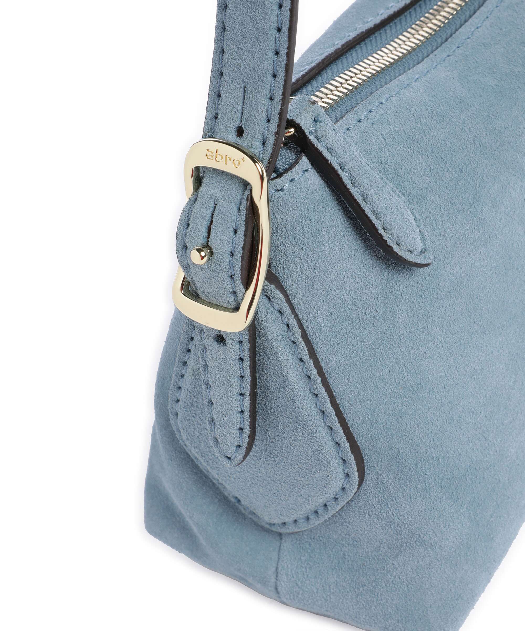 Abro Suede Carina Shoulder bag sapphire - Image 4