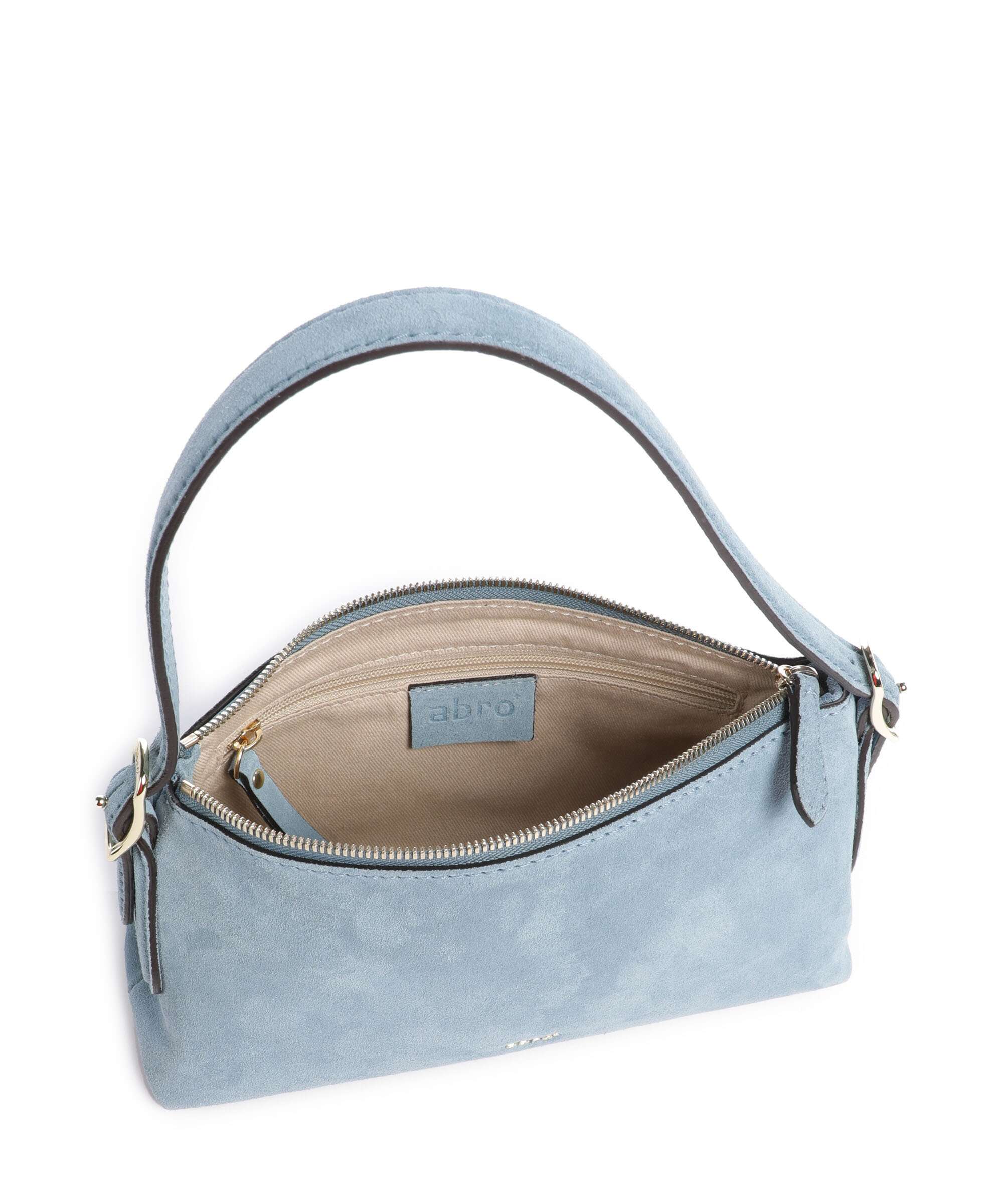 Abro Suede Carina Shoulder bag sapphire - Image 6