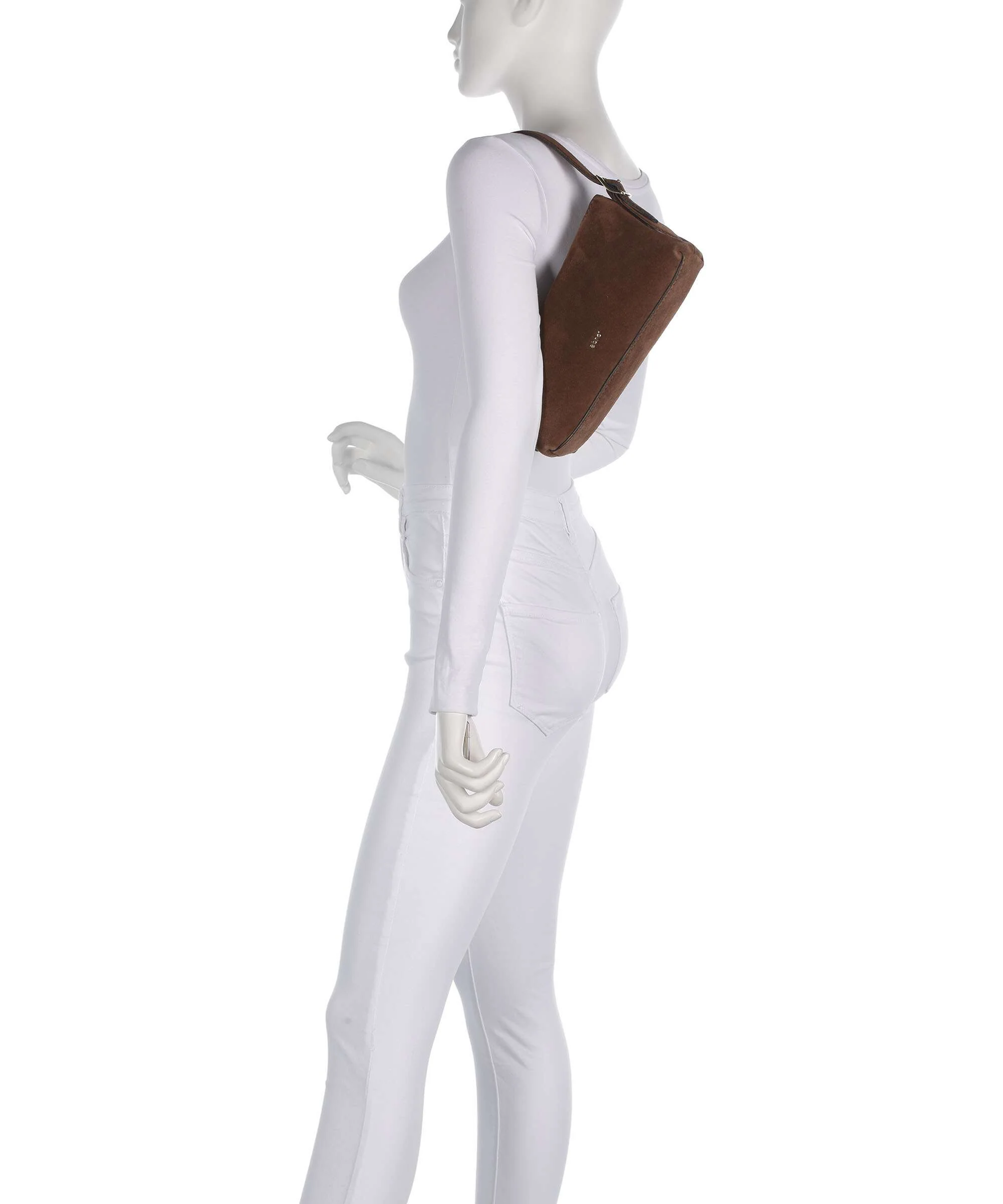Abro Suede Carina Shoulder bag wood - Image 3