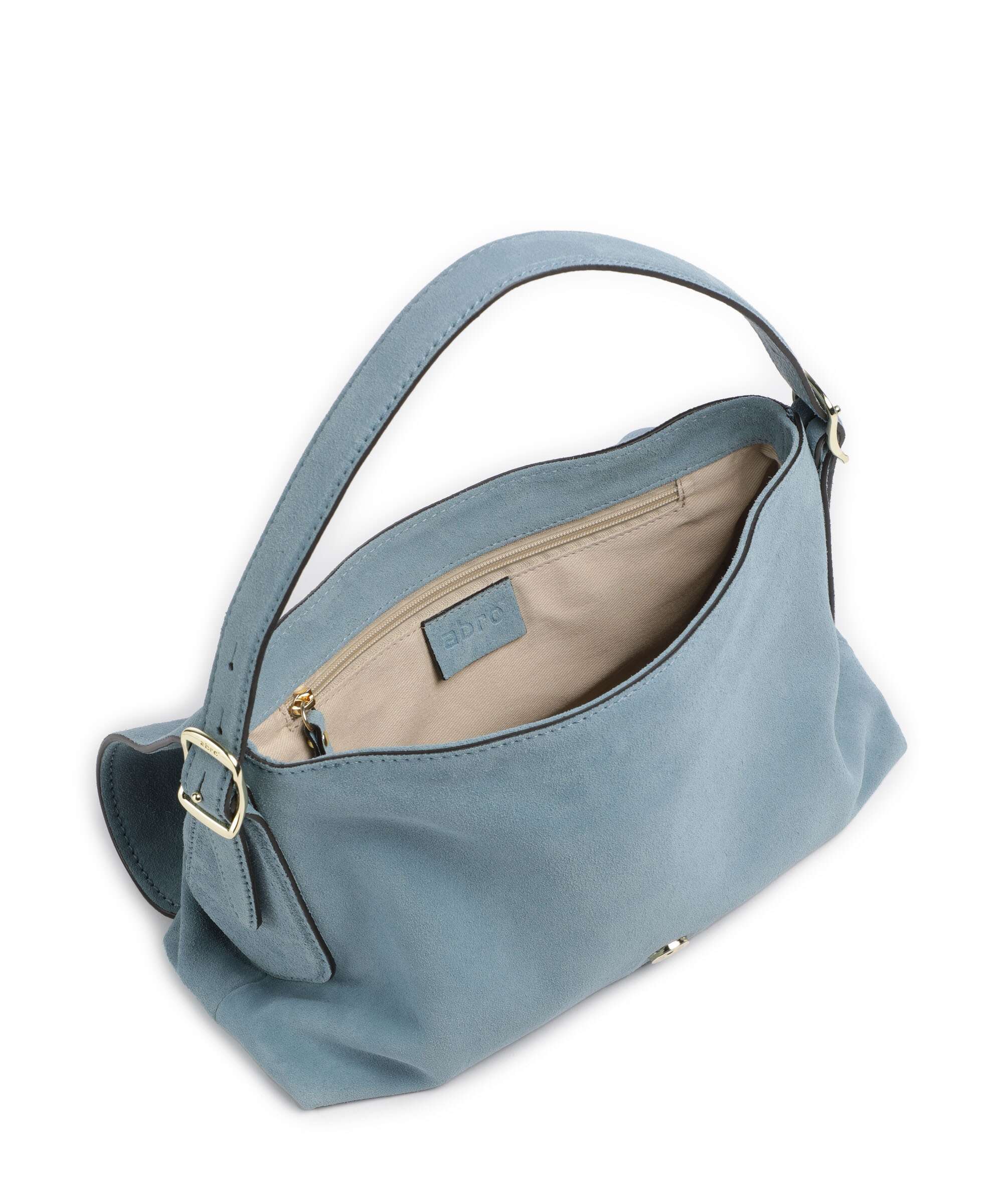Abro Suede Carina Shoulder bag sapphire - Image 5