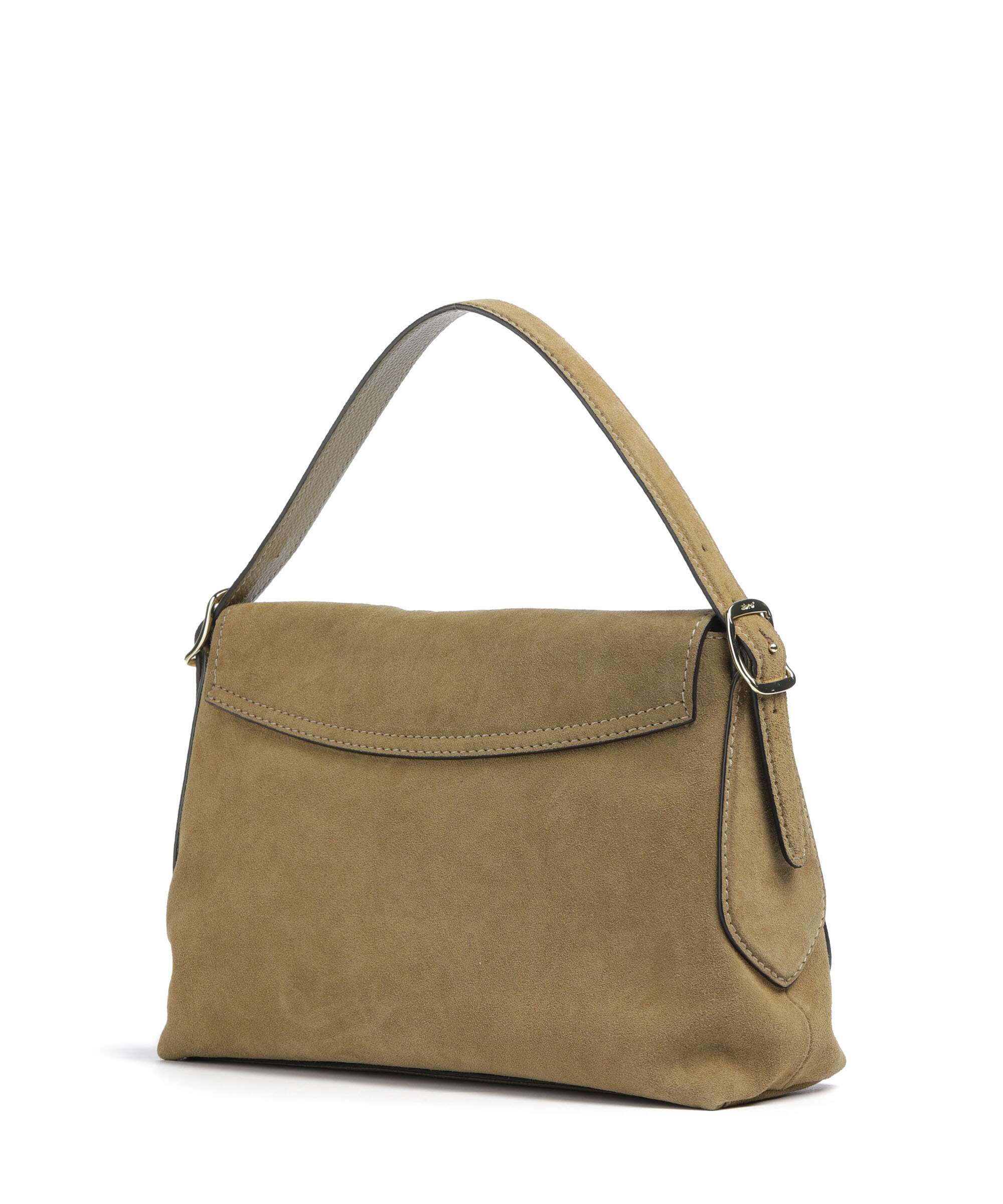 Abro Suede Carina Shoulder bag mud - Image 2