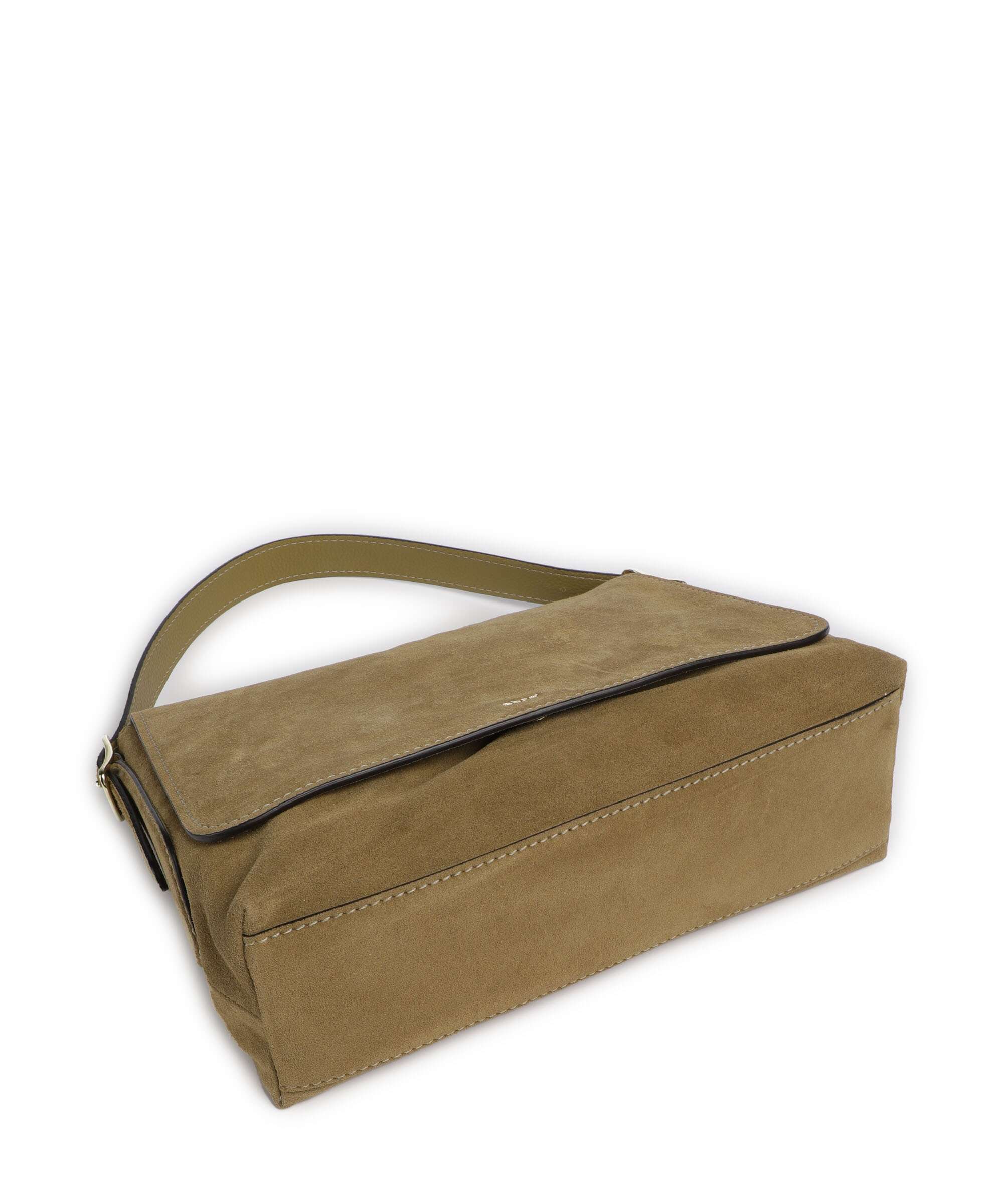 Abro Suede Carina Shoulder bag mud - Image 4