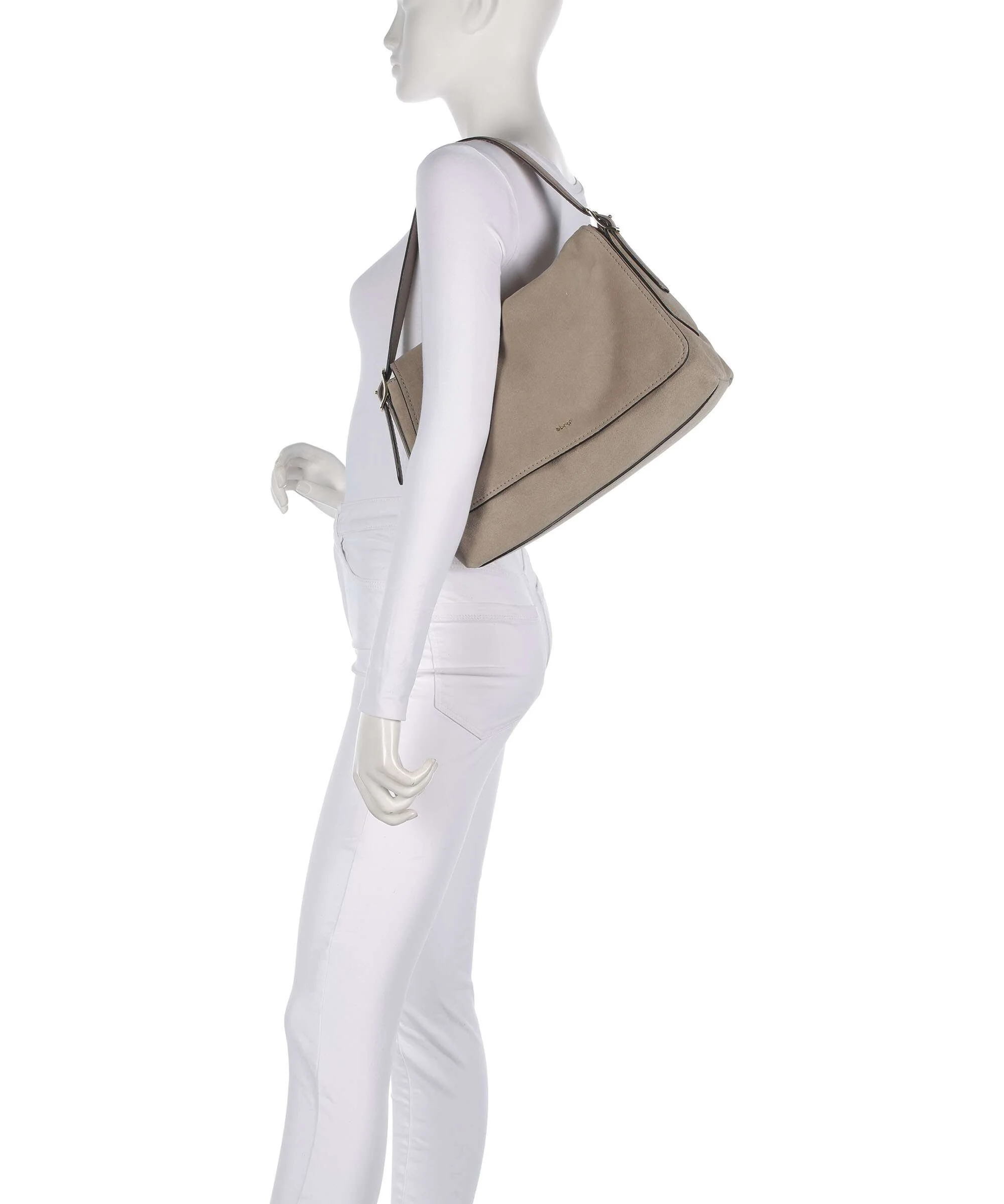 Abro Suede Carina Shoulder bag siena - Image 3