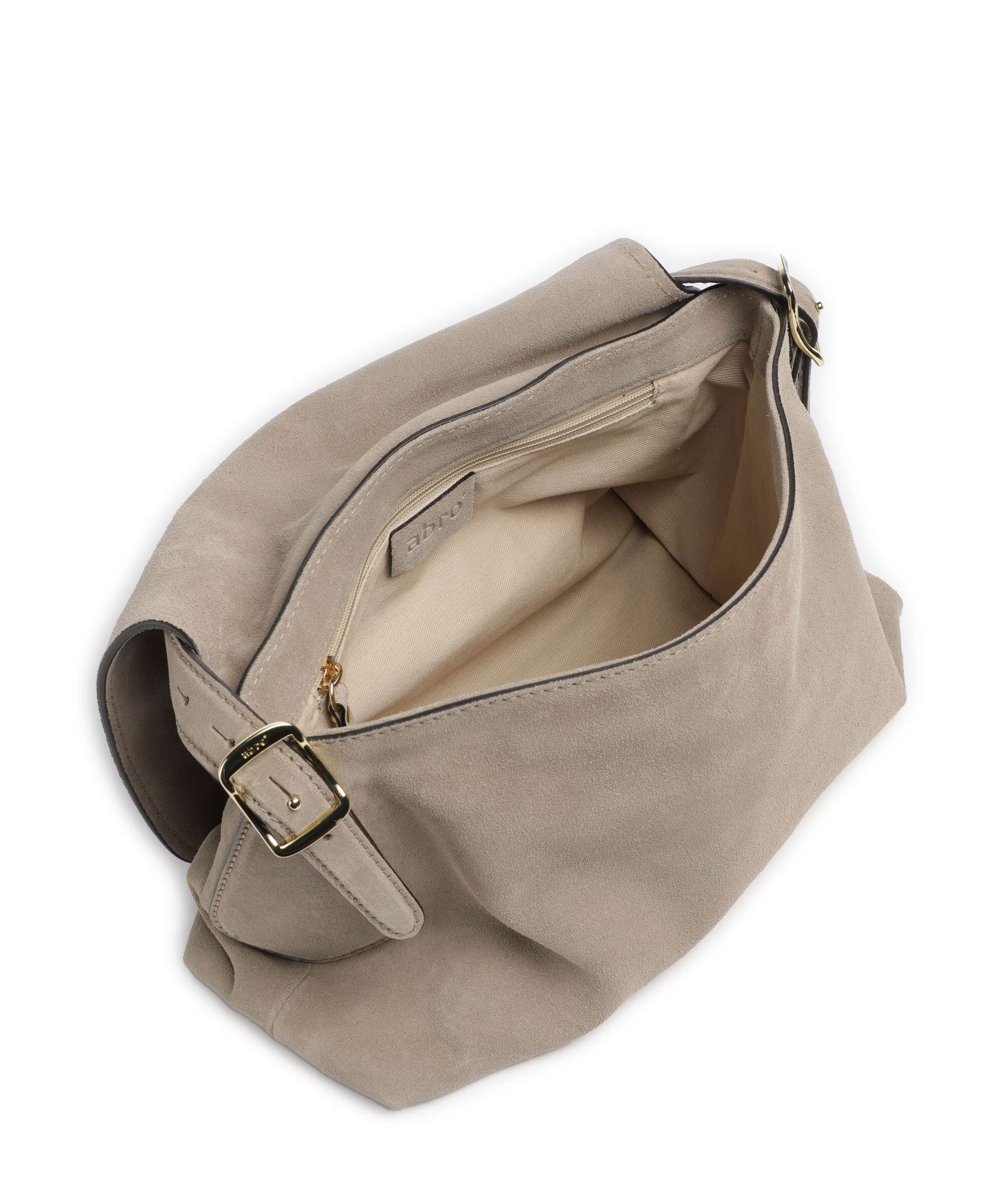 Abro Suede Carina Shoulder bag siena - Image 5