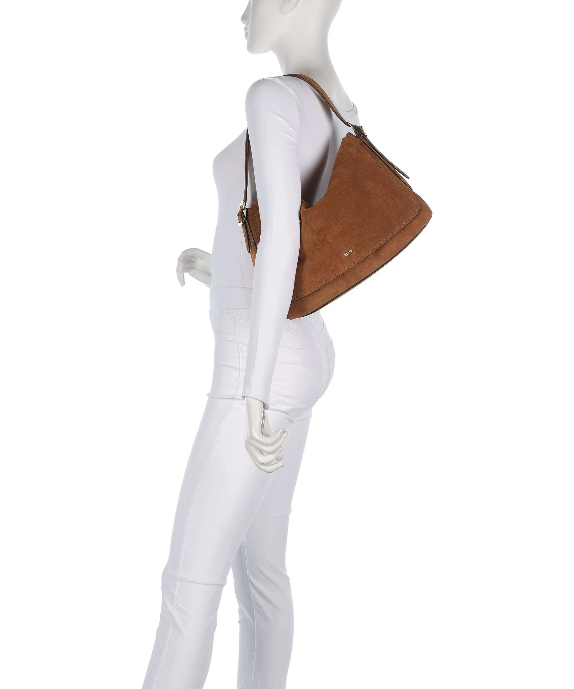 Abro Suede Carina Shoulder bag cuoio - Image 3