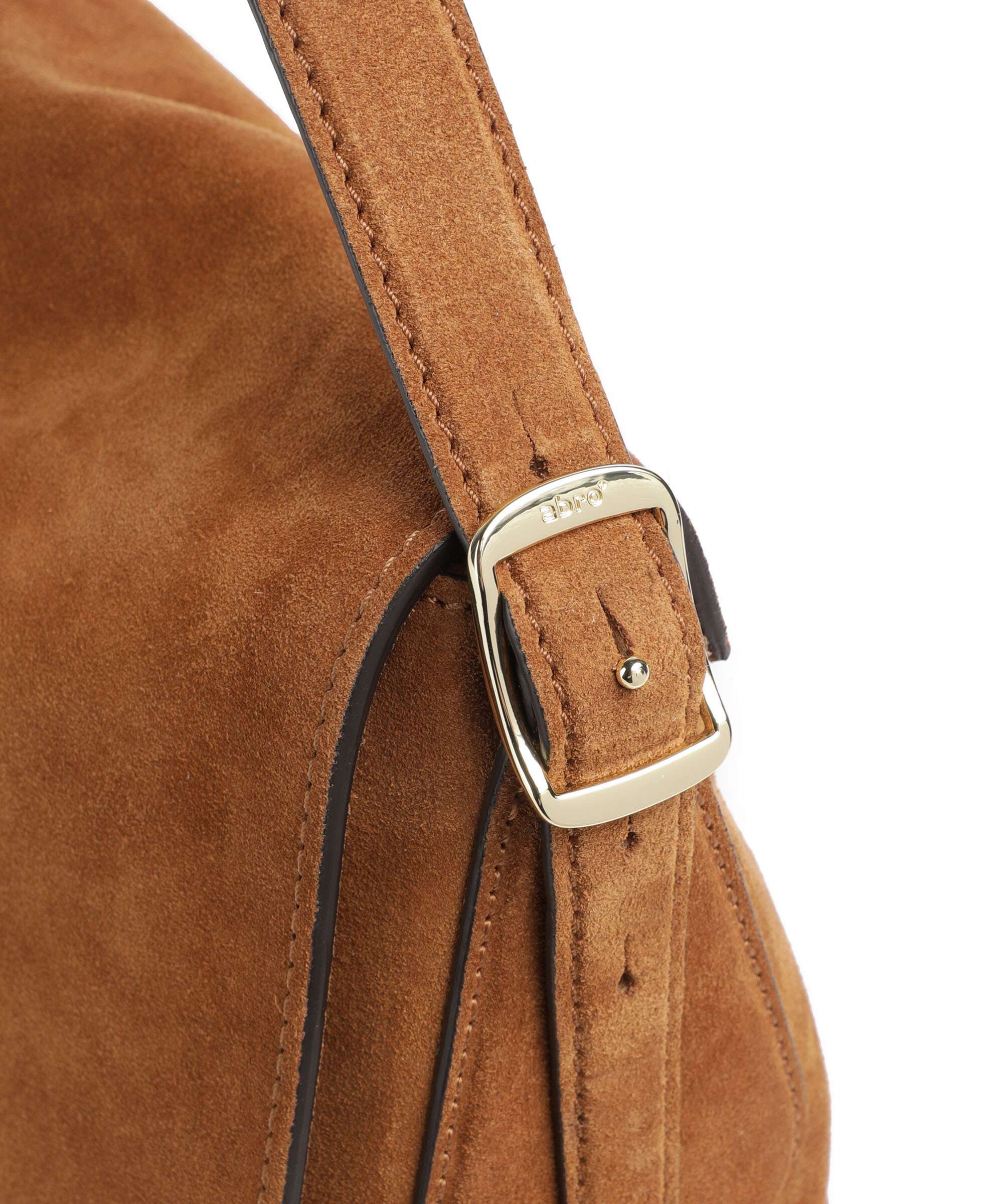 Abro Suede Carina Shoulder bag cuoio - Image 4