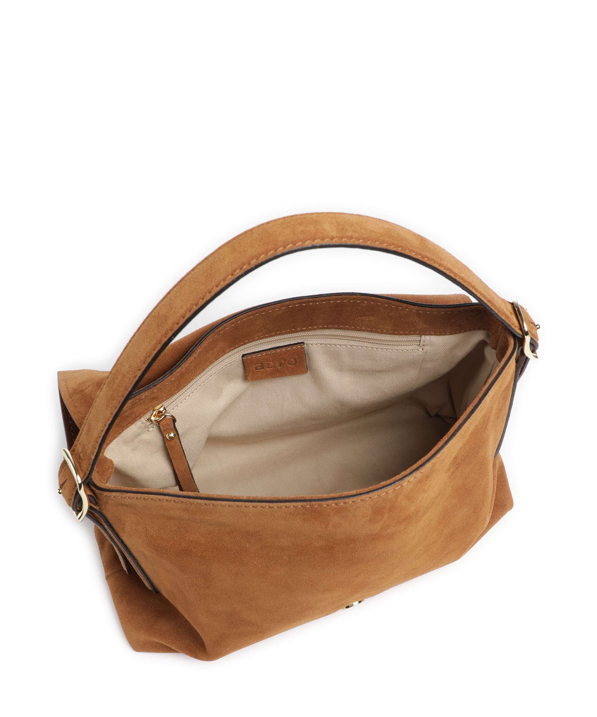 Abro Suede Carina Shoulder bag cuoio - Image 6