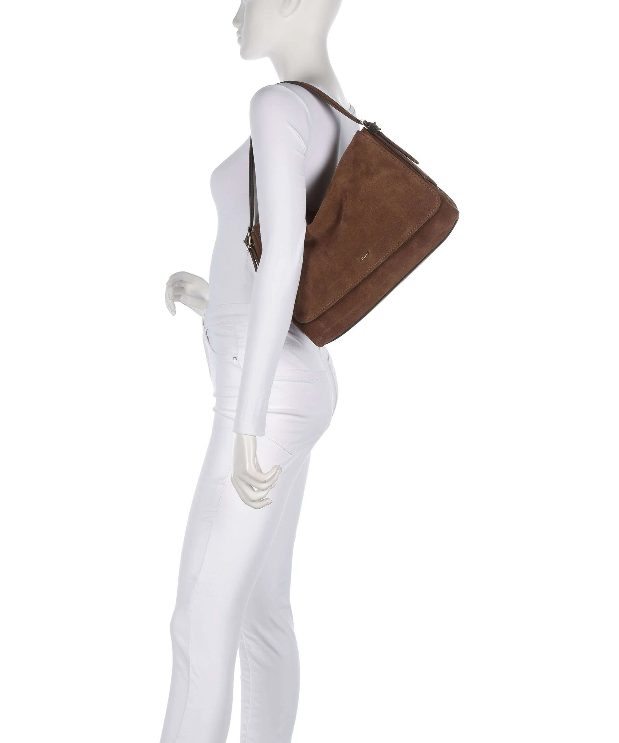 Abro Suede Carina Shoulder bag wood - Image 3