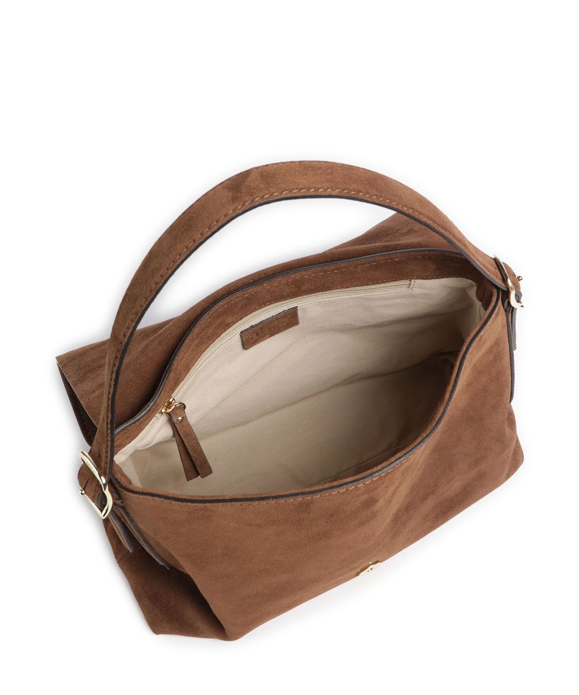 Abro Suede Carina Shoulder bag wood - Image 5
