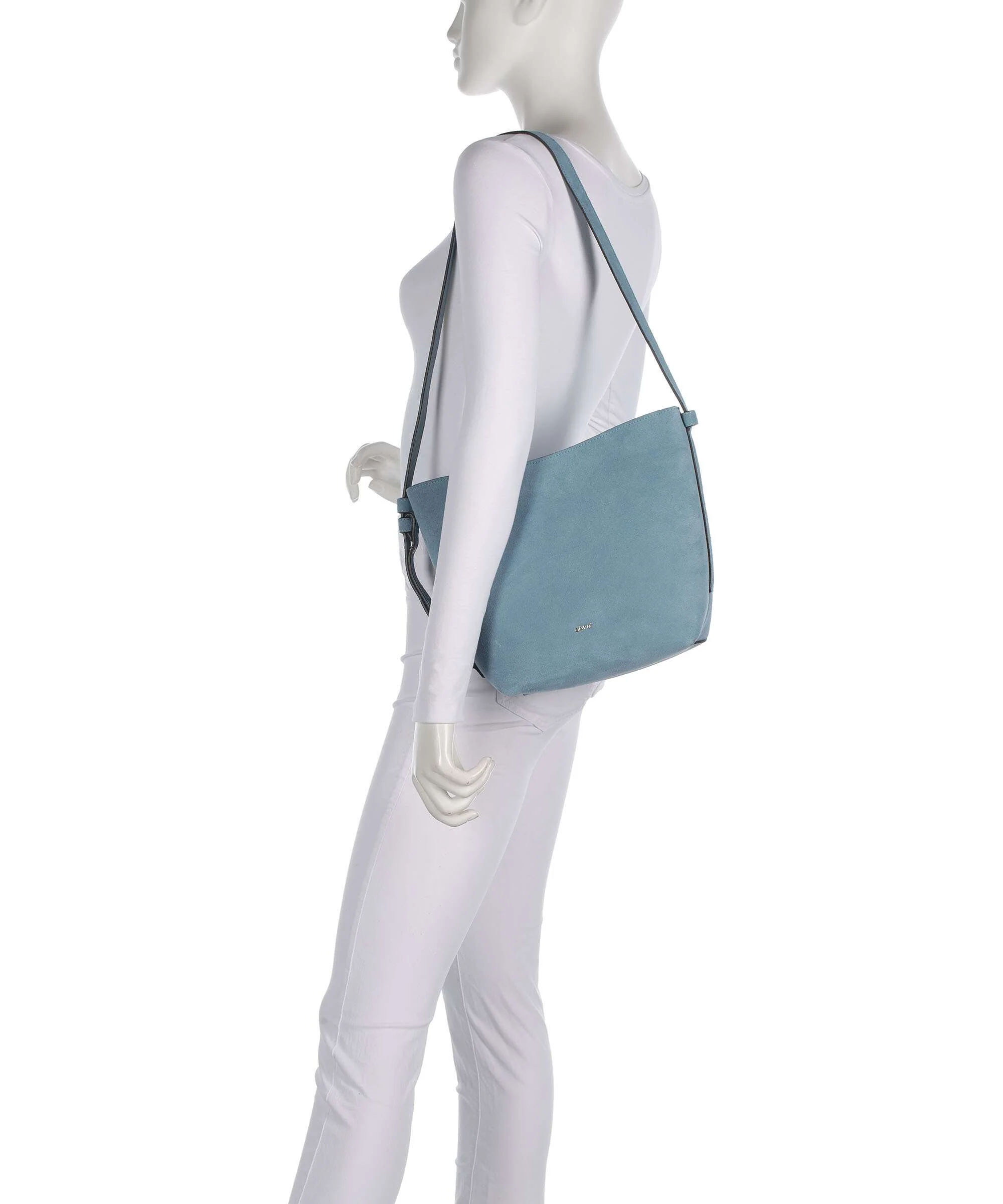 Abro Suede Cosmo Crossbody bag sapphire - Image 3