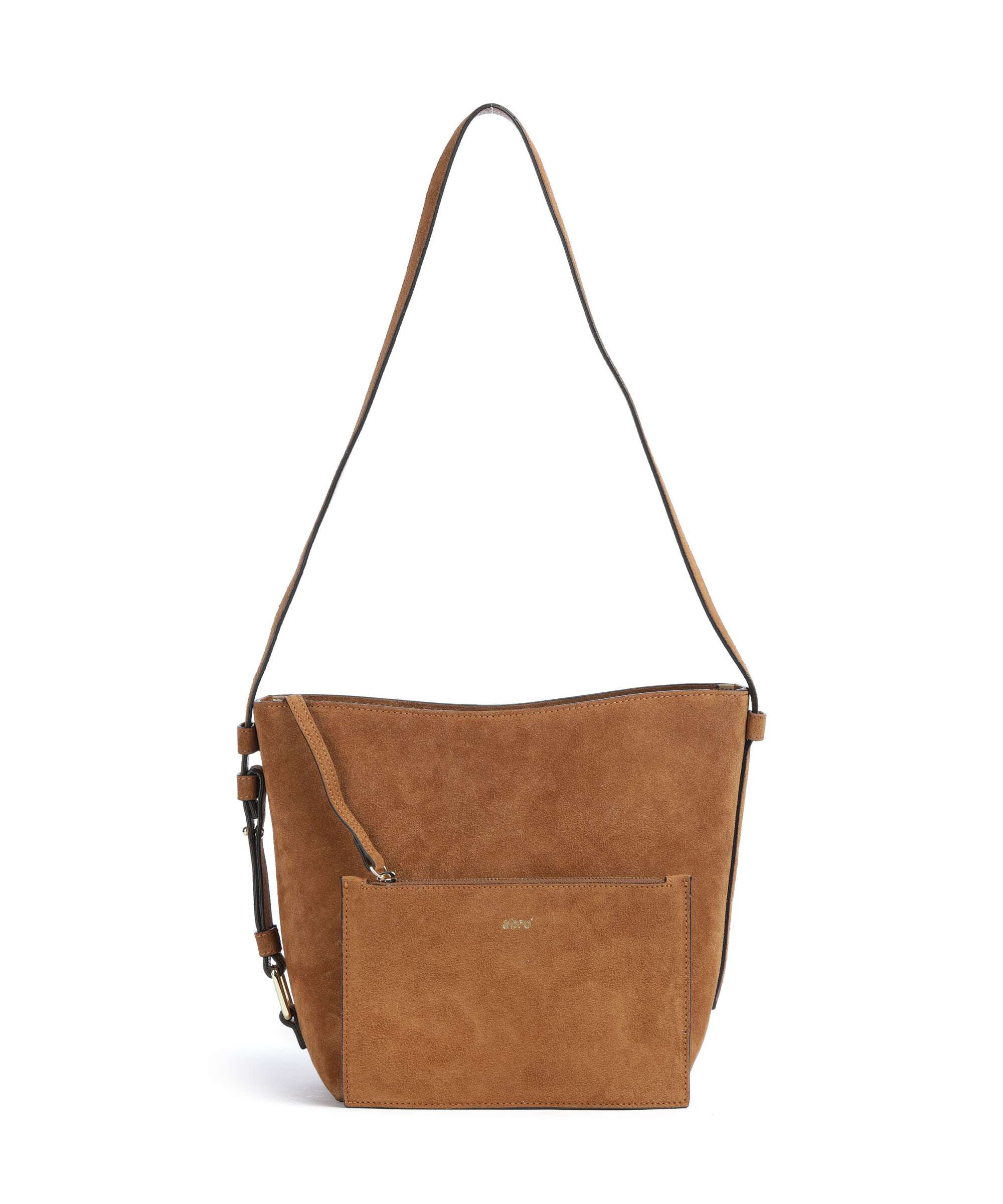 Abro Suede Cosmo Crossbody bag cuoio - Image 4