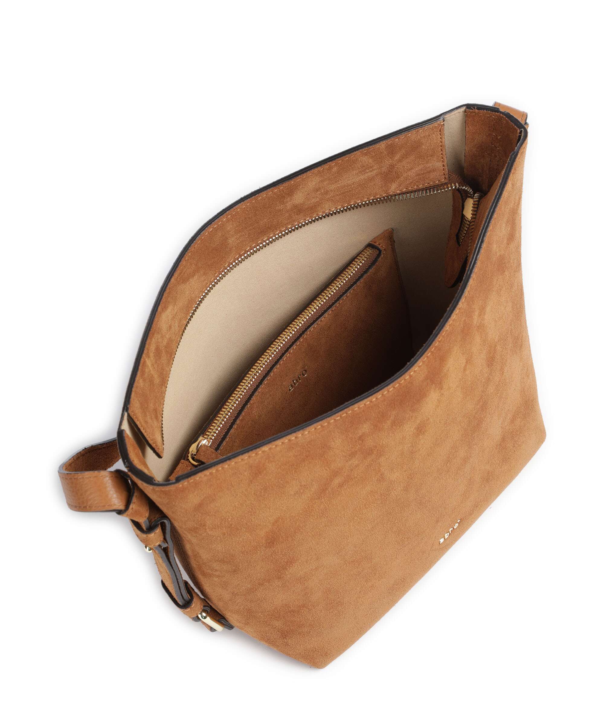 Abro Suede Cosmo Crossbody bag cuoio - Image 6