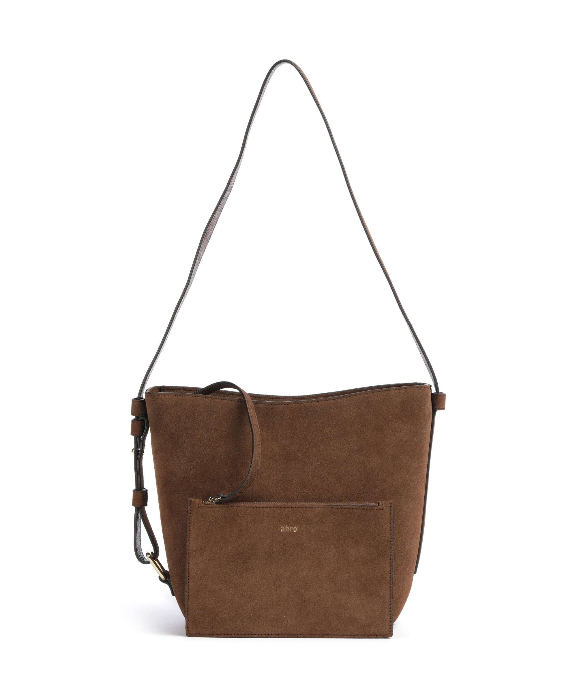 Abro Suede Cosmo Crossbody bag wood - Image 2
