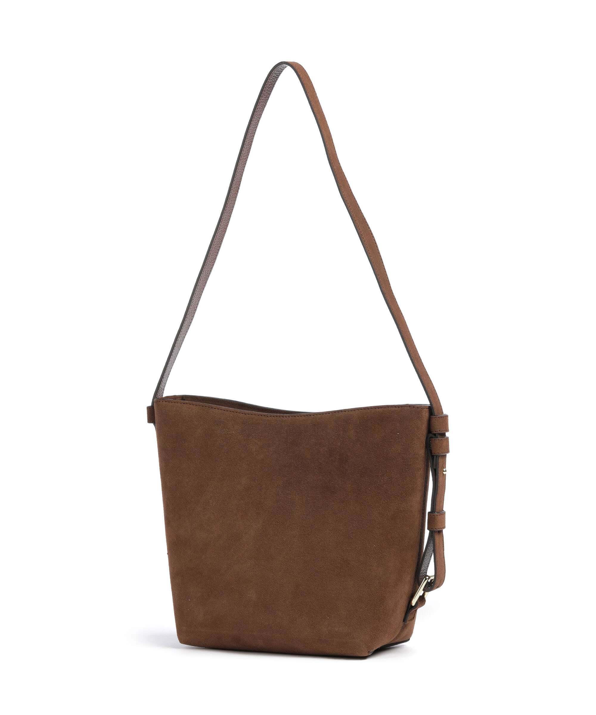Abro Suede Cosmo Crossbody bag wood - Image 4