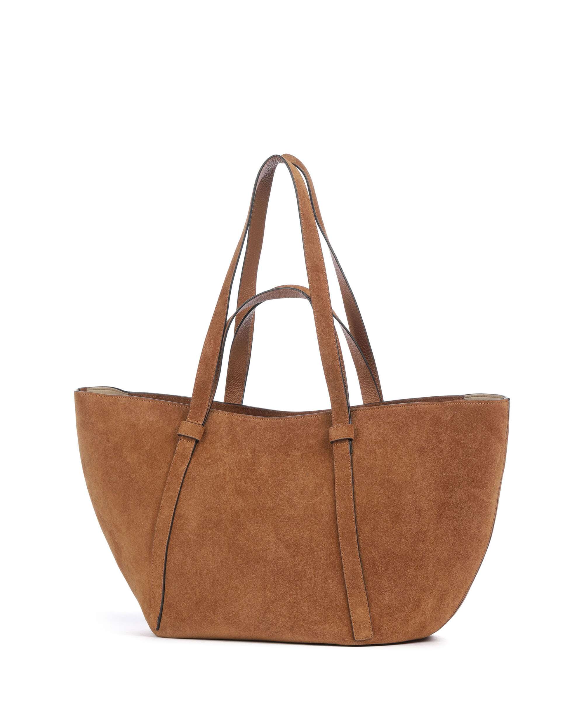 Abro Suede Cosmo Large Tote bag cuoio - Image 2