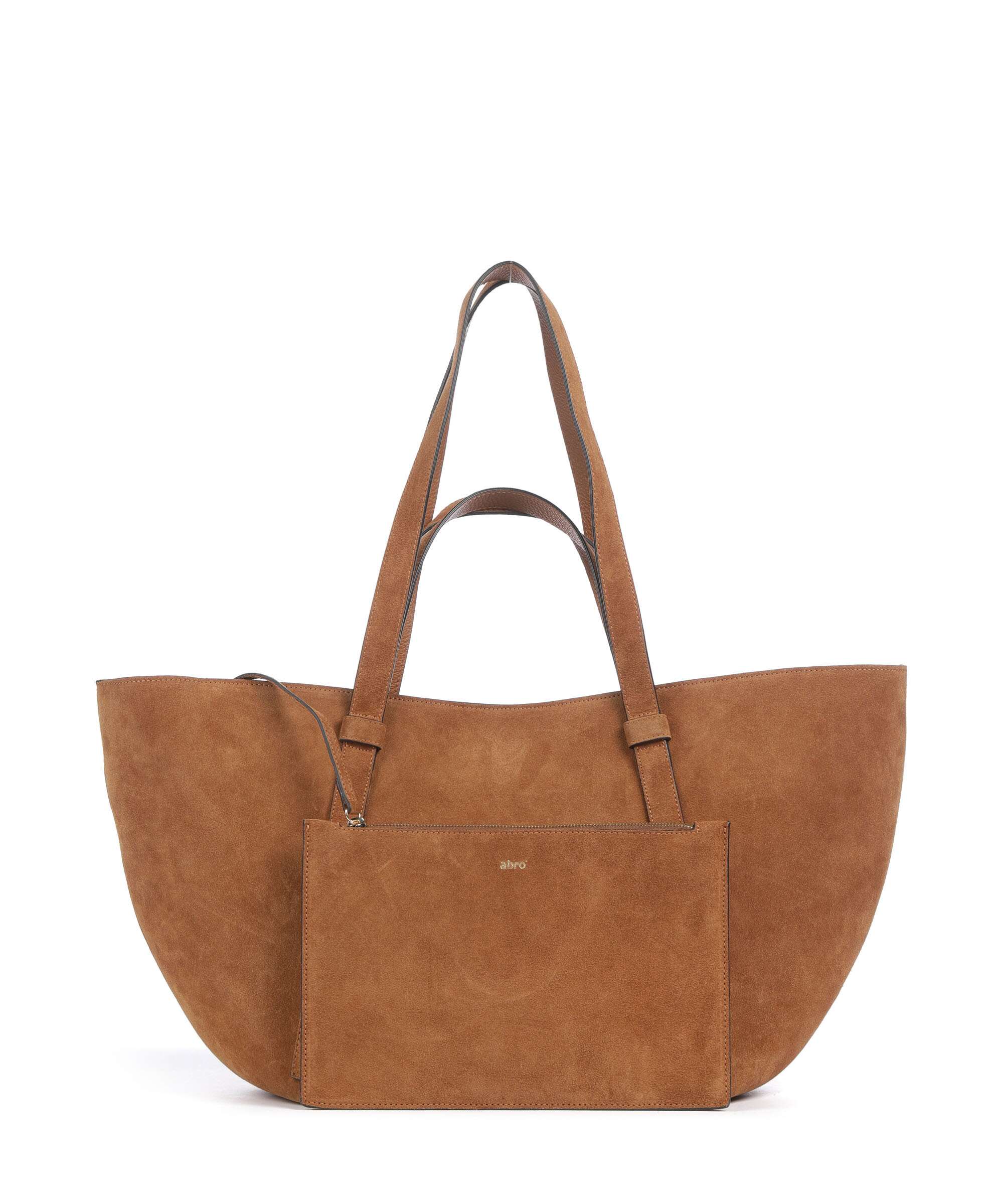 Abro Suede Cosmo Large Tote bag cuoio - Image 4