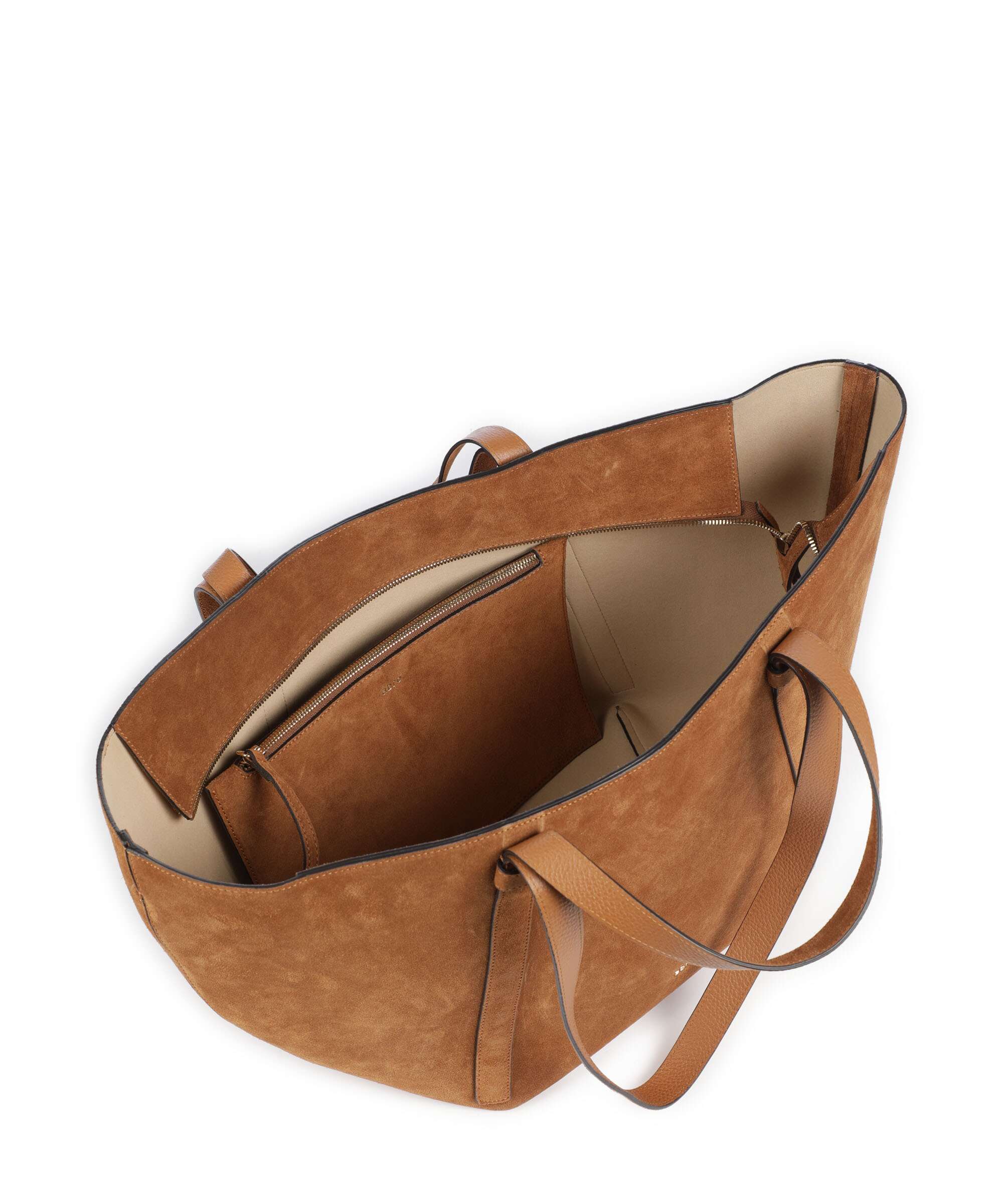 Abro Suede Cosmo Large Tote bag cuoio - Image 6