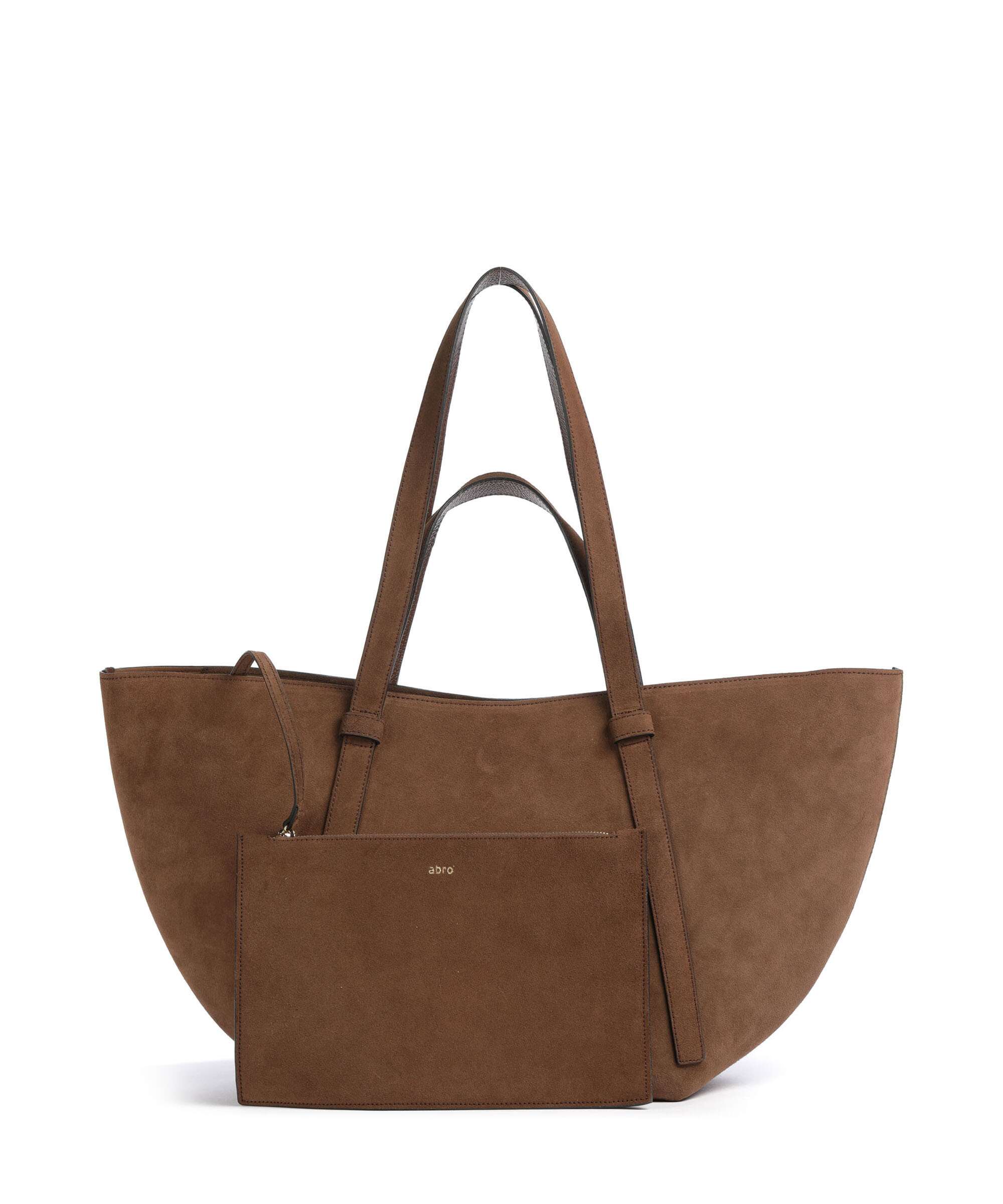 Abro Suede Cosmo Large Tote bag wood - Image 2