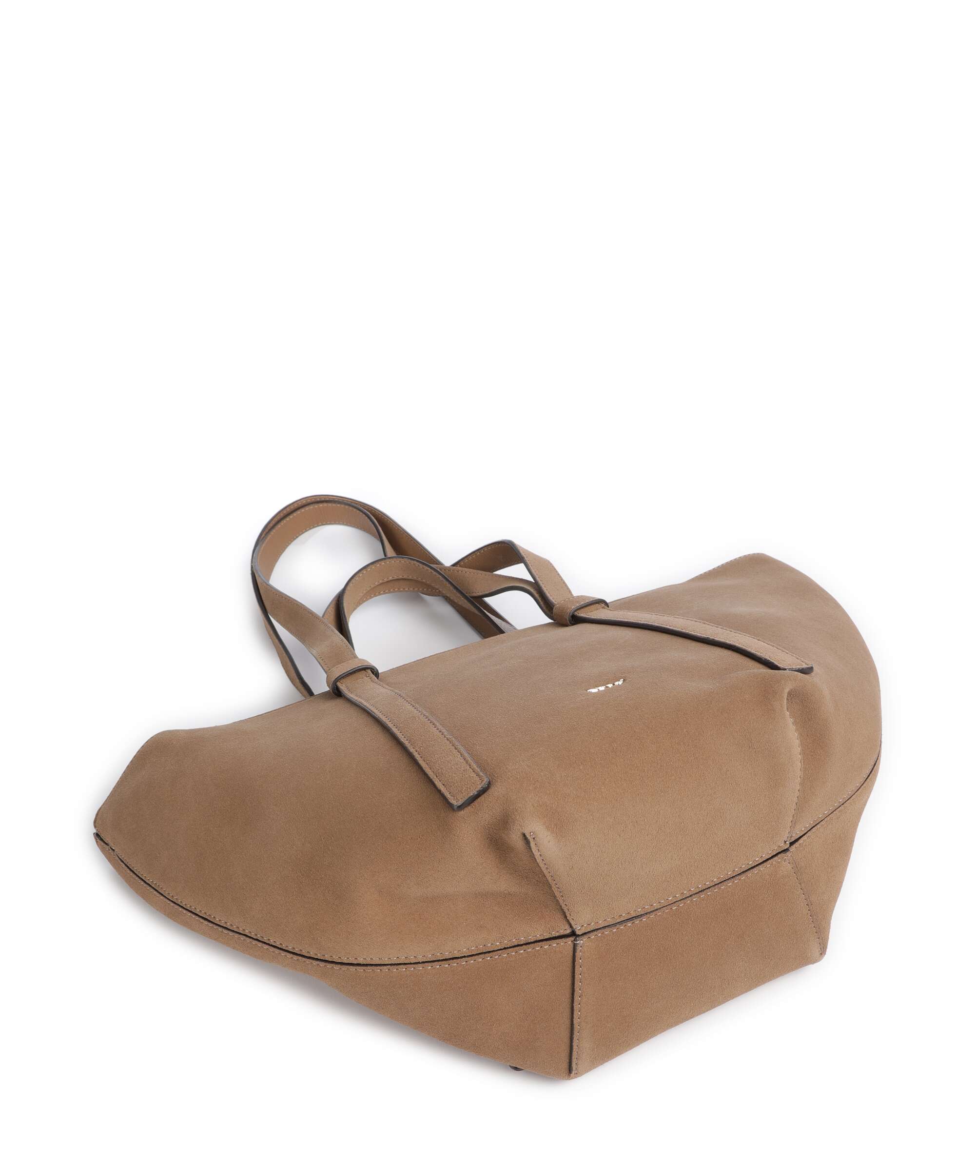 Abro Suede Cosmo Medium Tote bag camel - Image 5