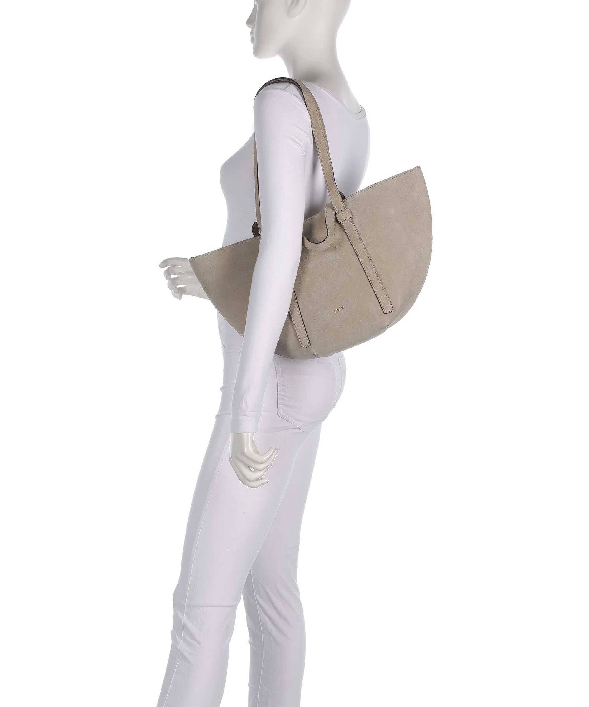 Abro Suede Cosmo Medium Tote bag siena - Image 3