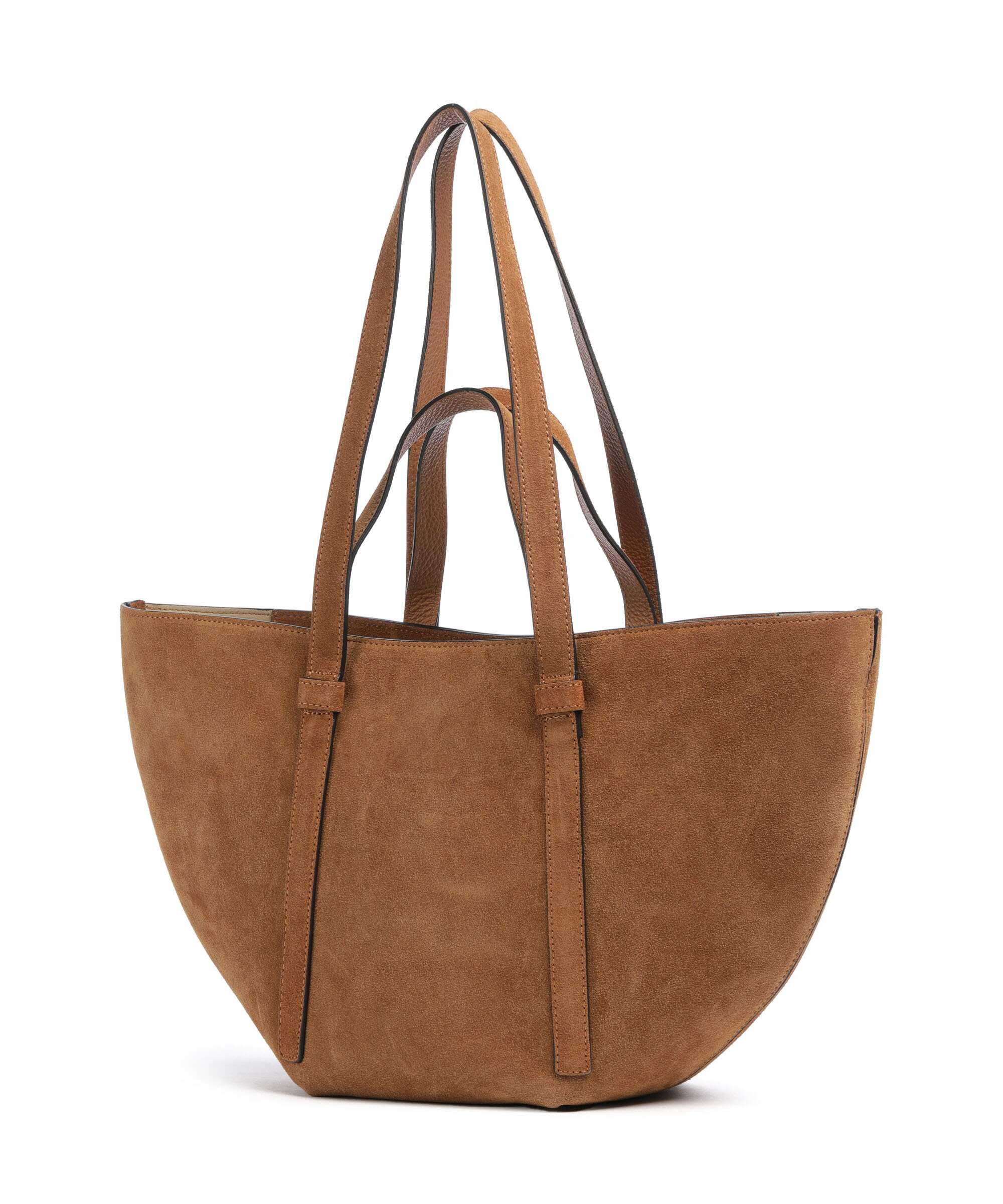 Abro Suede Cosmo Medium Tote bag cuoio - Image 2