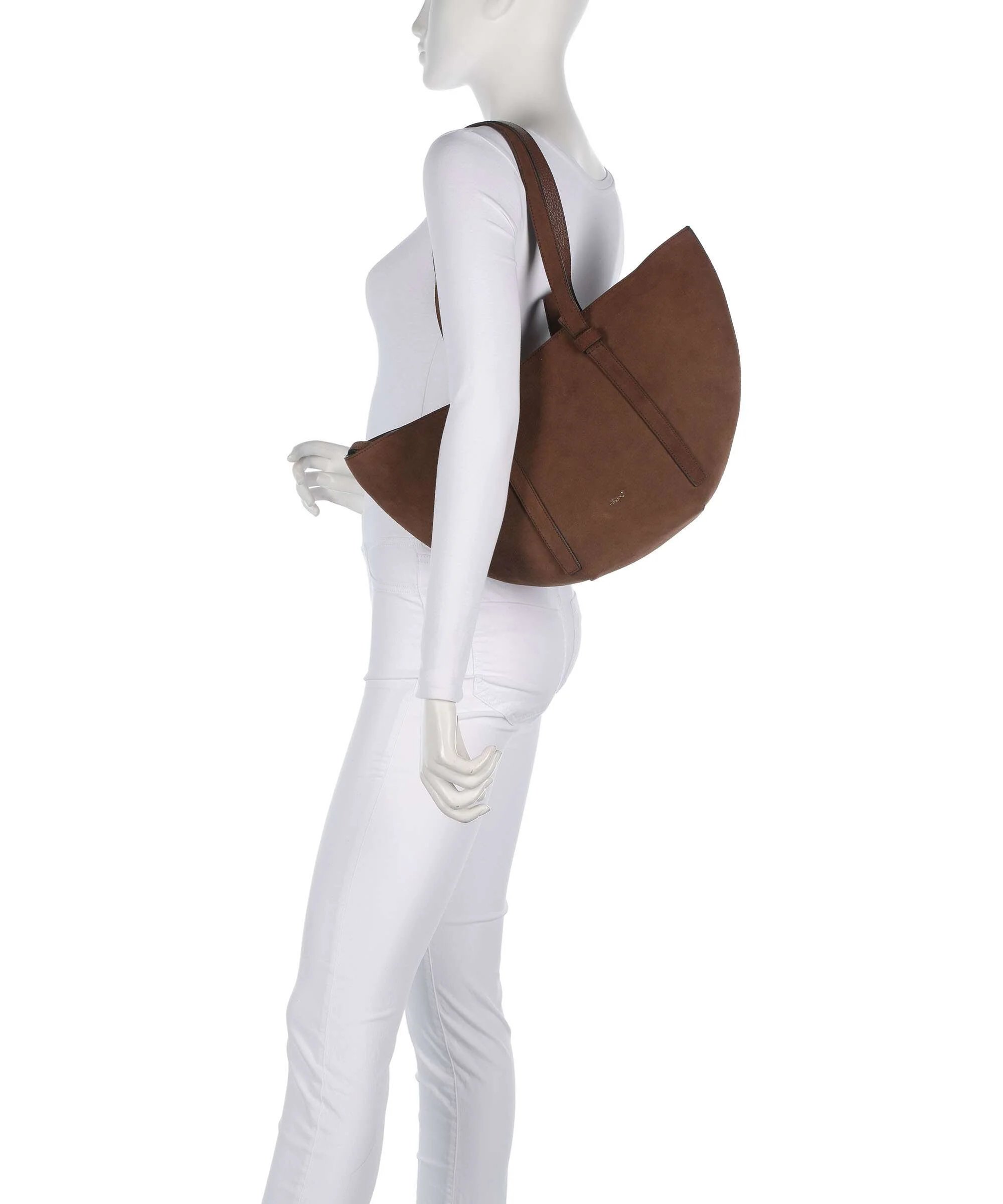 Abro Suede Cosmo Medium Tote bag wood - Image 3