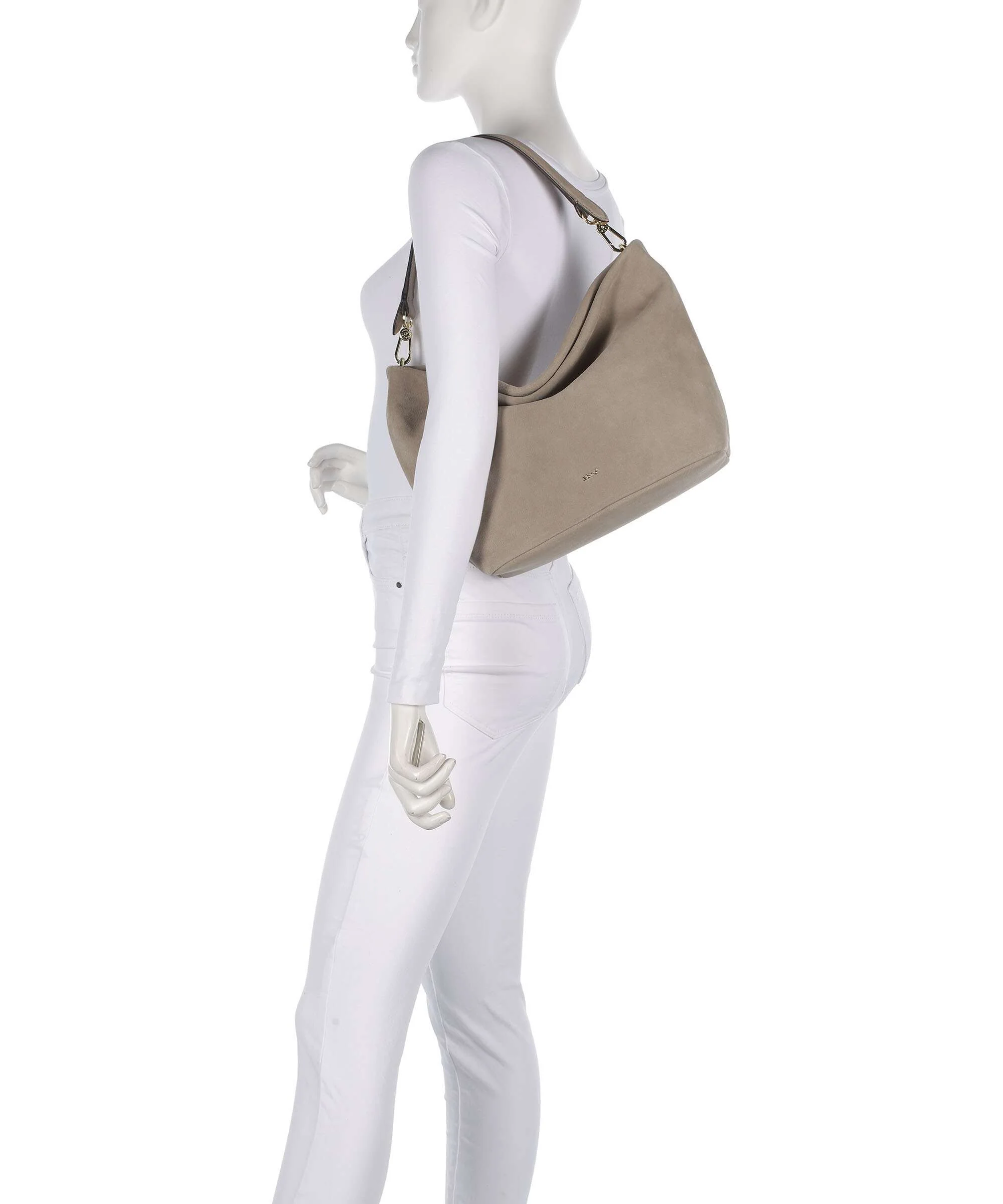 Abro Suede Ebony Hobo bag siena - Image 3