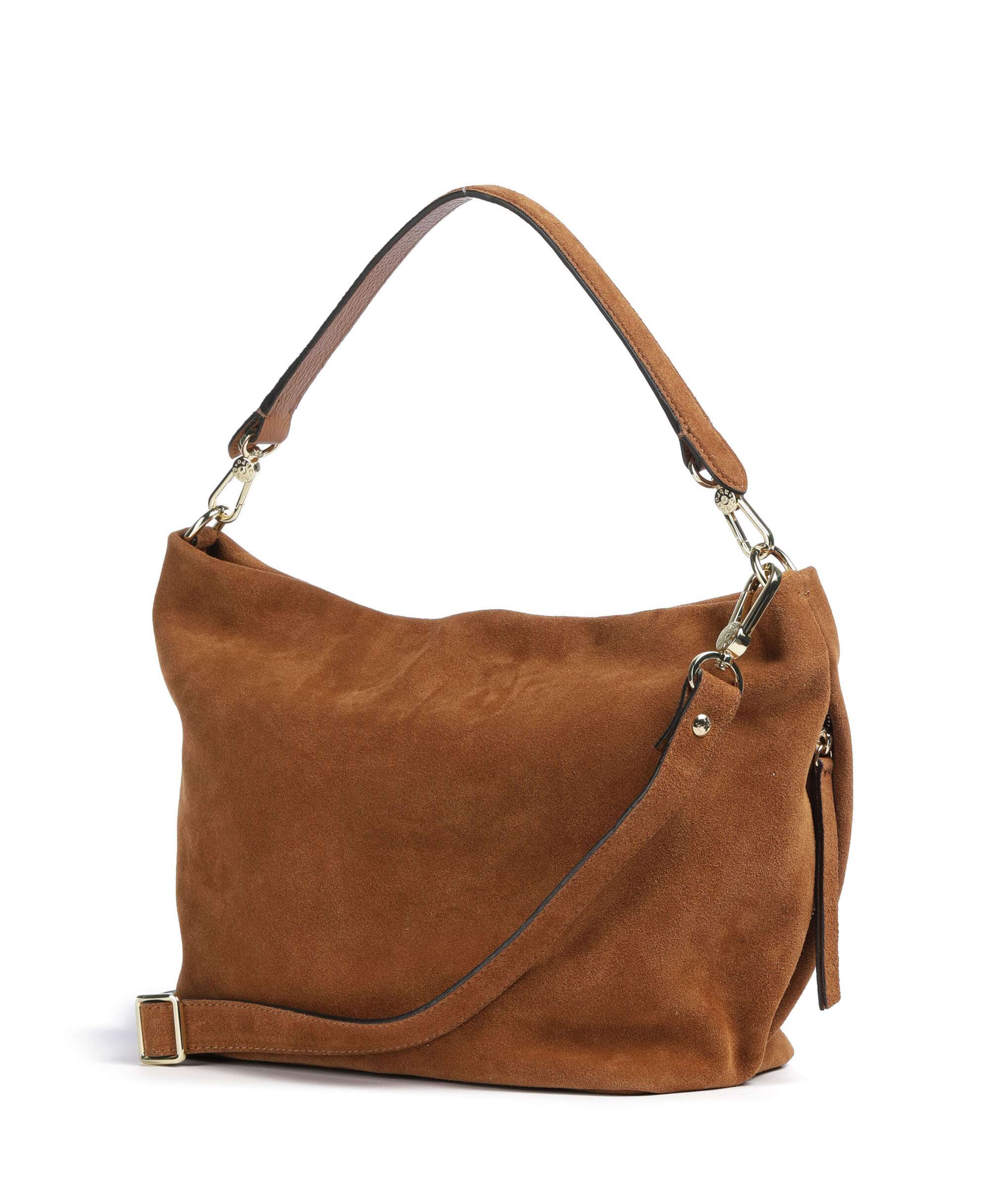 Abro Suede Ebony Hobo bag cuoio - Image 2