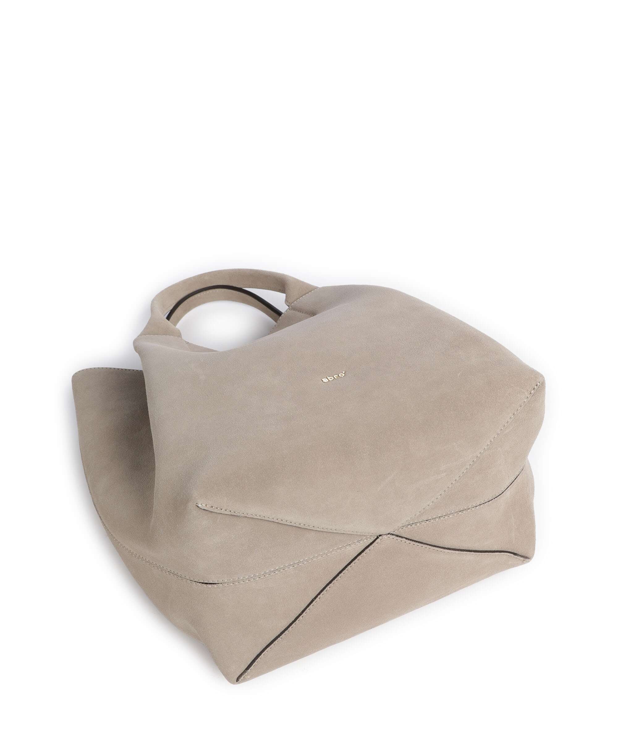 Abro Suede Essential Medium Handbag siena - Image 5
