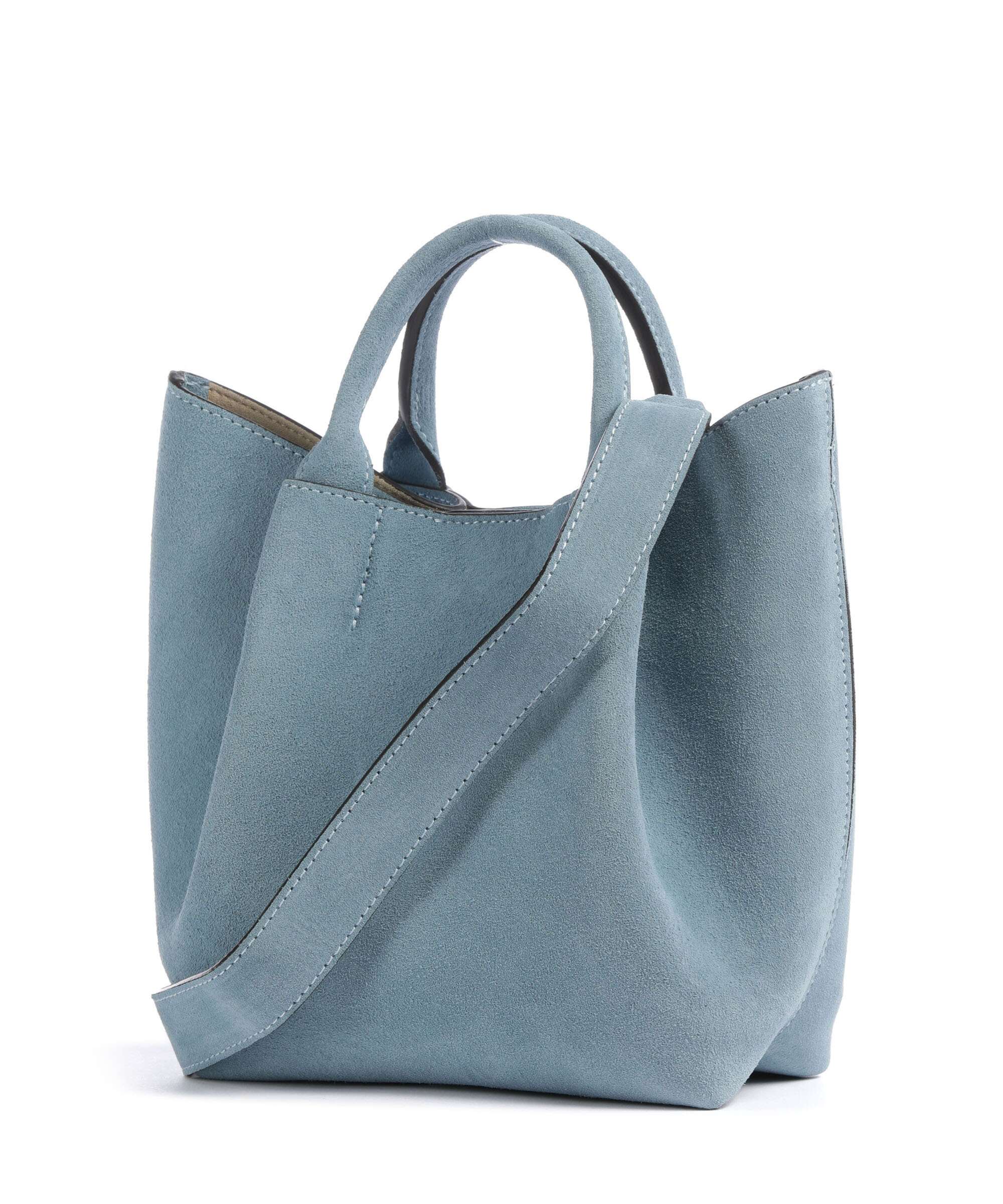 Abro Suede Essential Small Handbag sapphire - Image 2