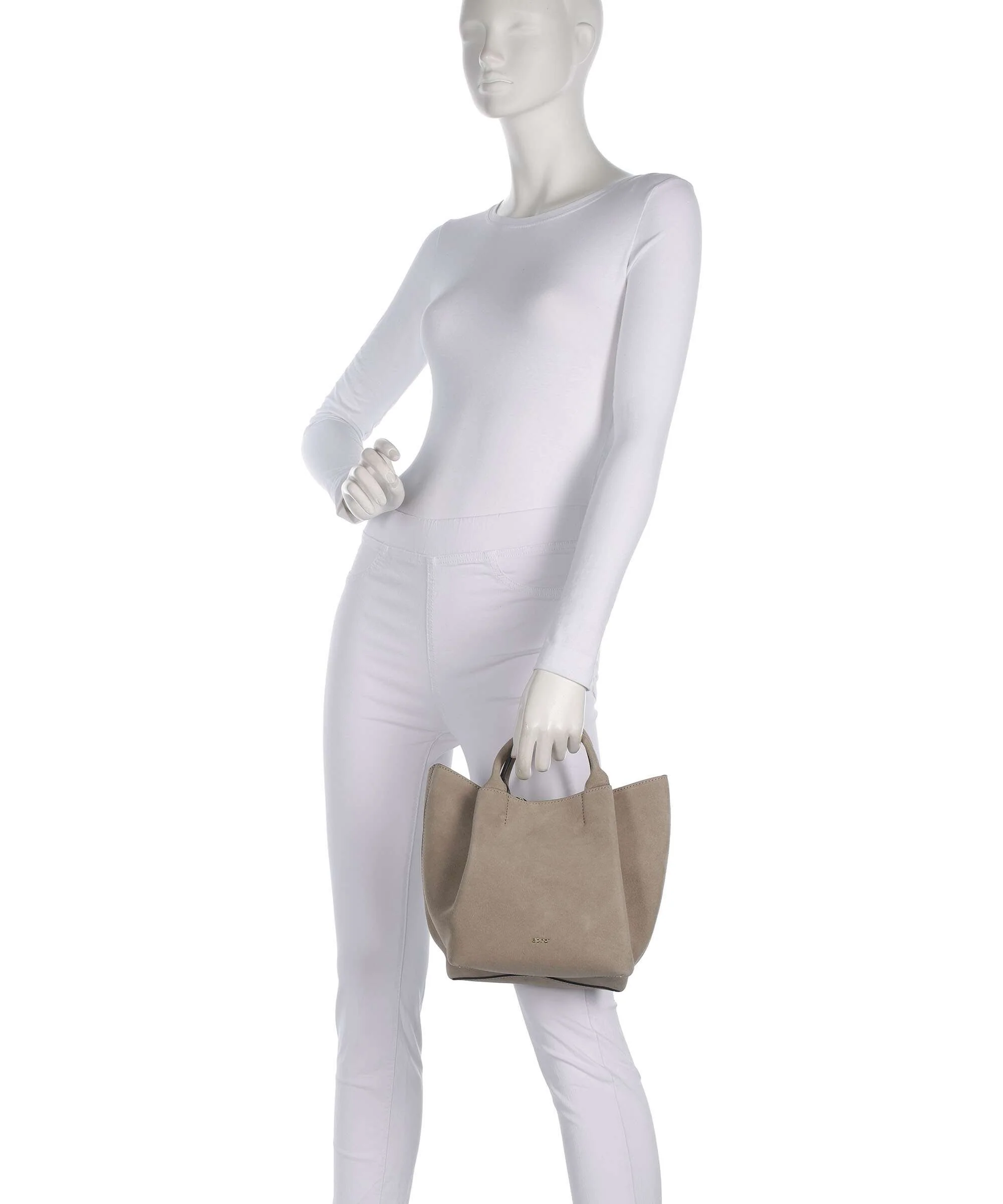 Abro Suede Essential Small Handbag siena - Image 3