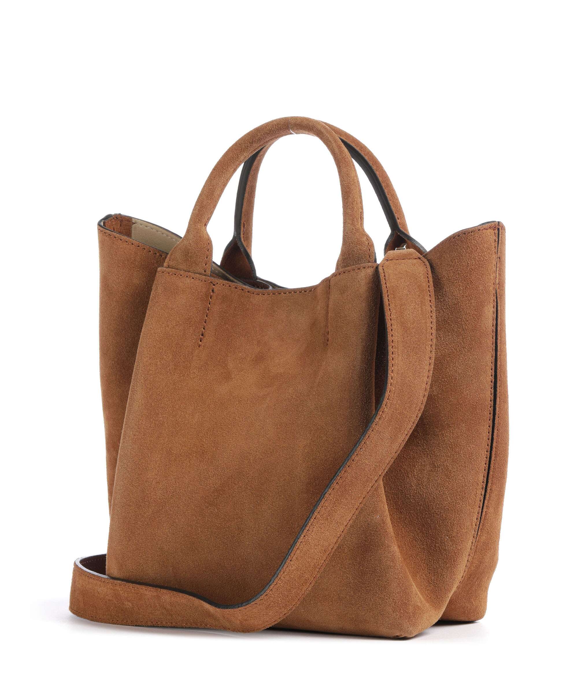 Abro Suede Essential Small Handbag cuoio - Image 2
