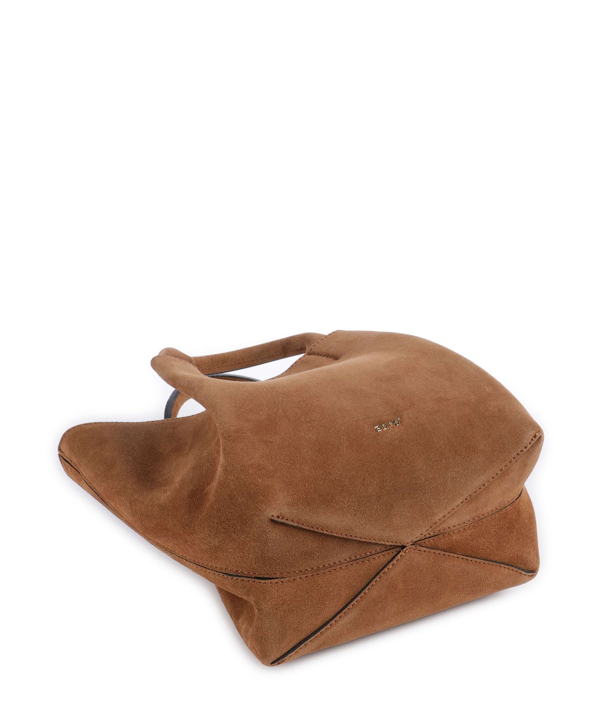Abro Suede Essential Small Handbag cuoio - Image 5