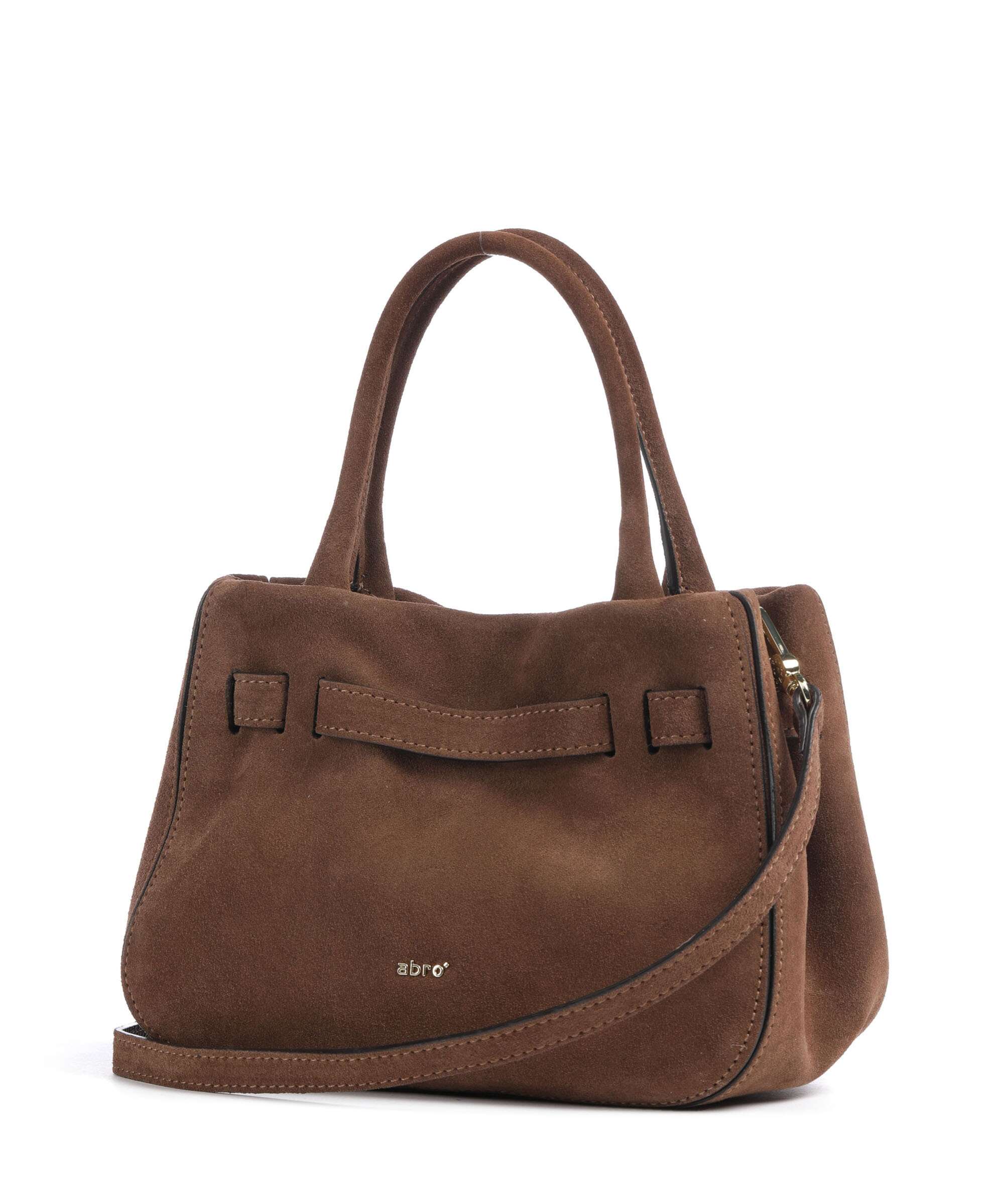 Abro Suede Jill Handbag wood - Image 2