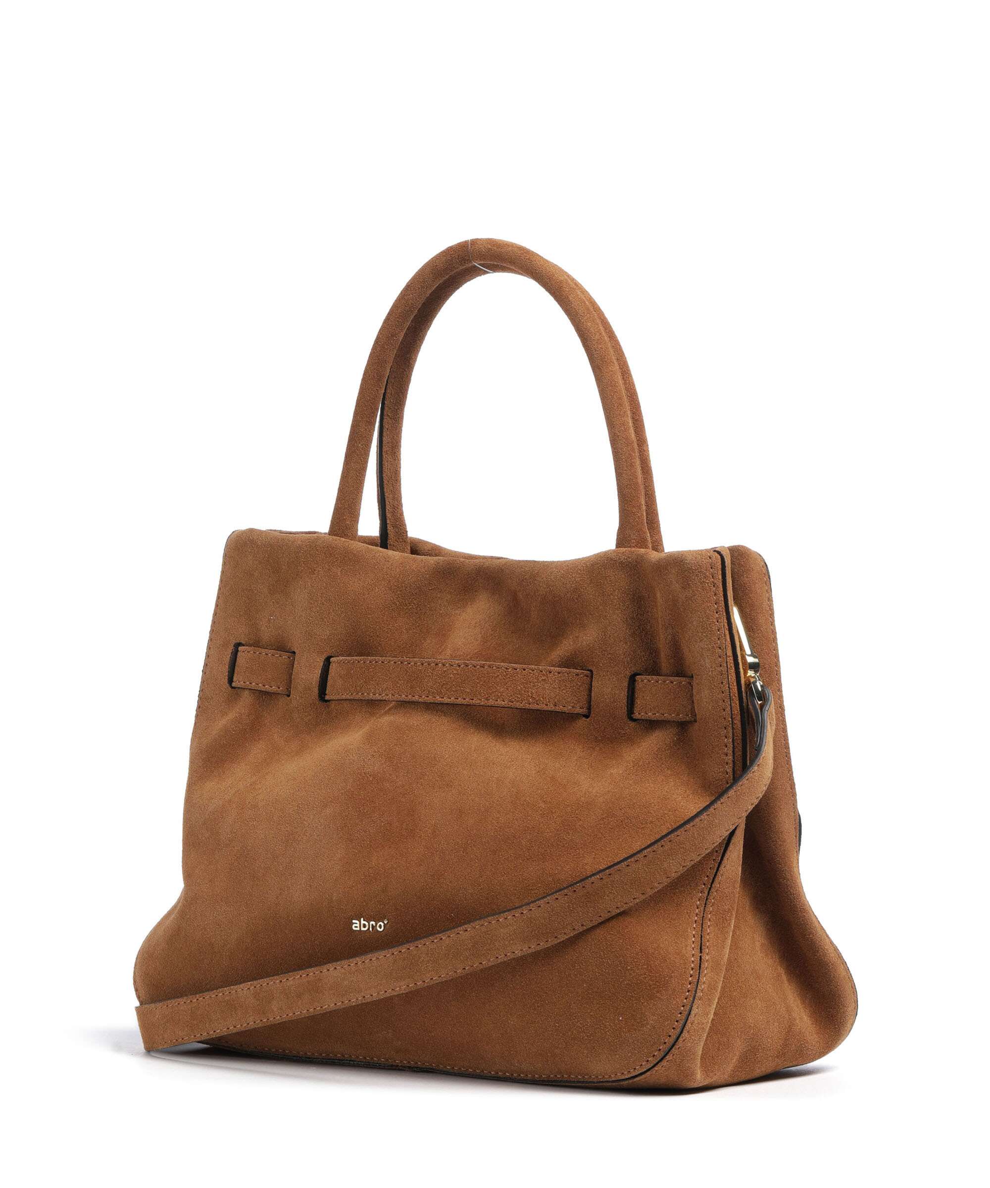 Abro Suede Jill Handbag cuoio - Image 2