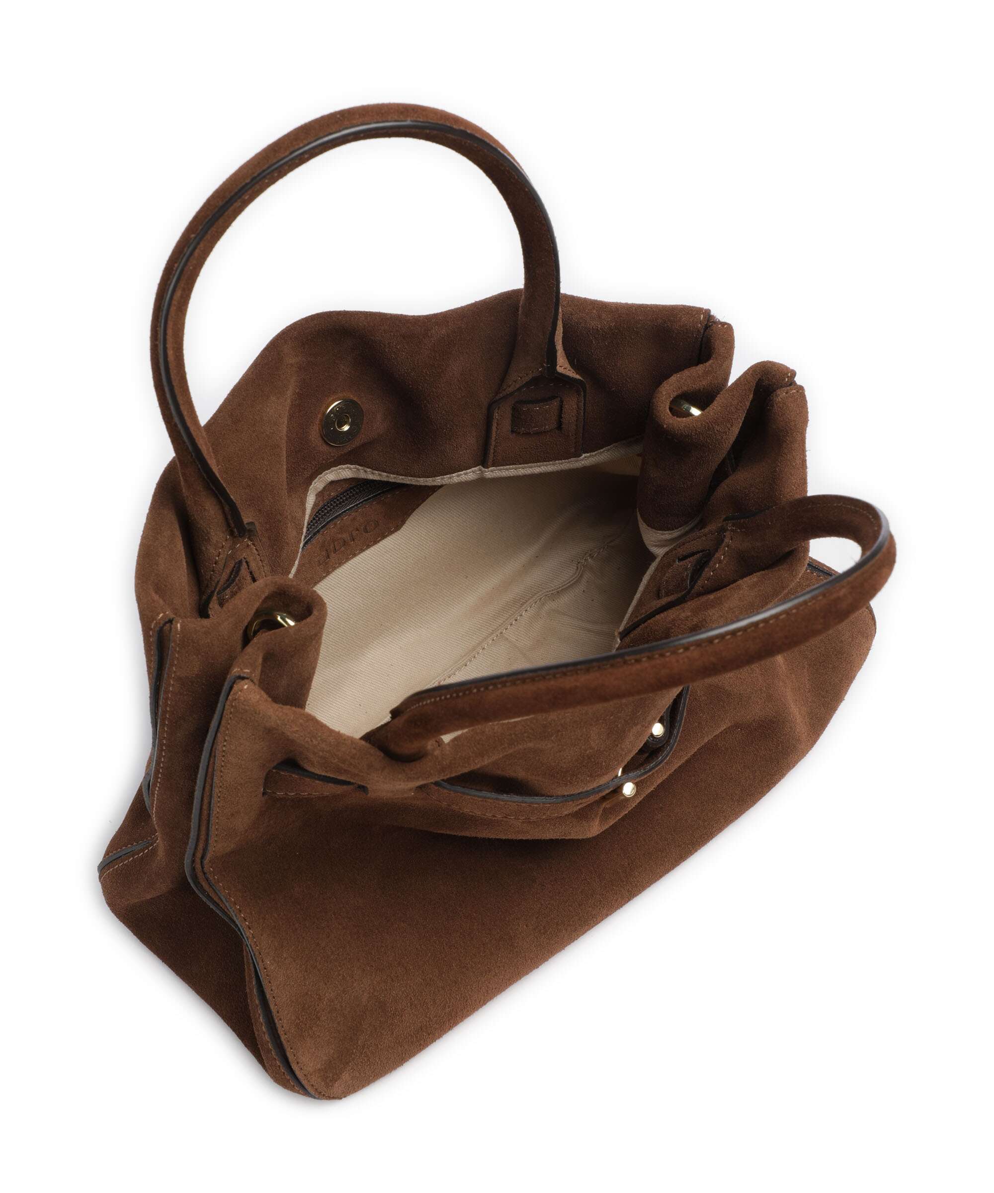 Abro Suede Jill Handbag wood - Image 5