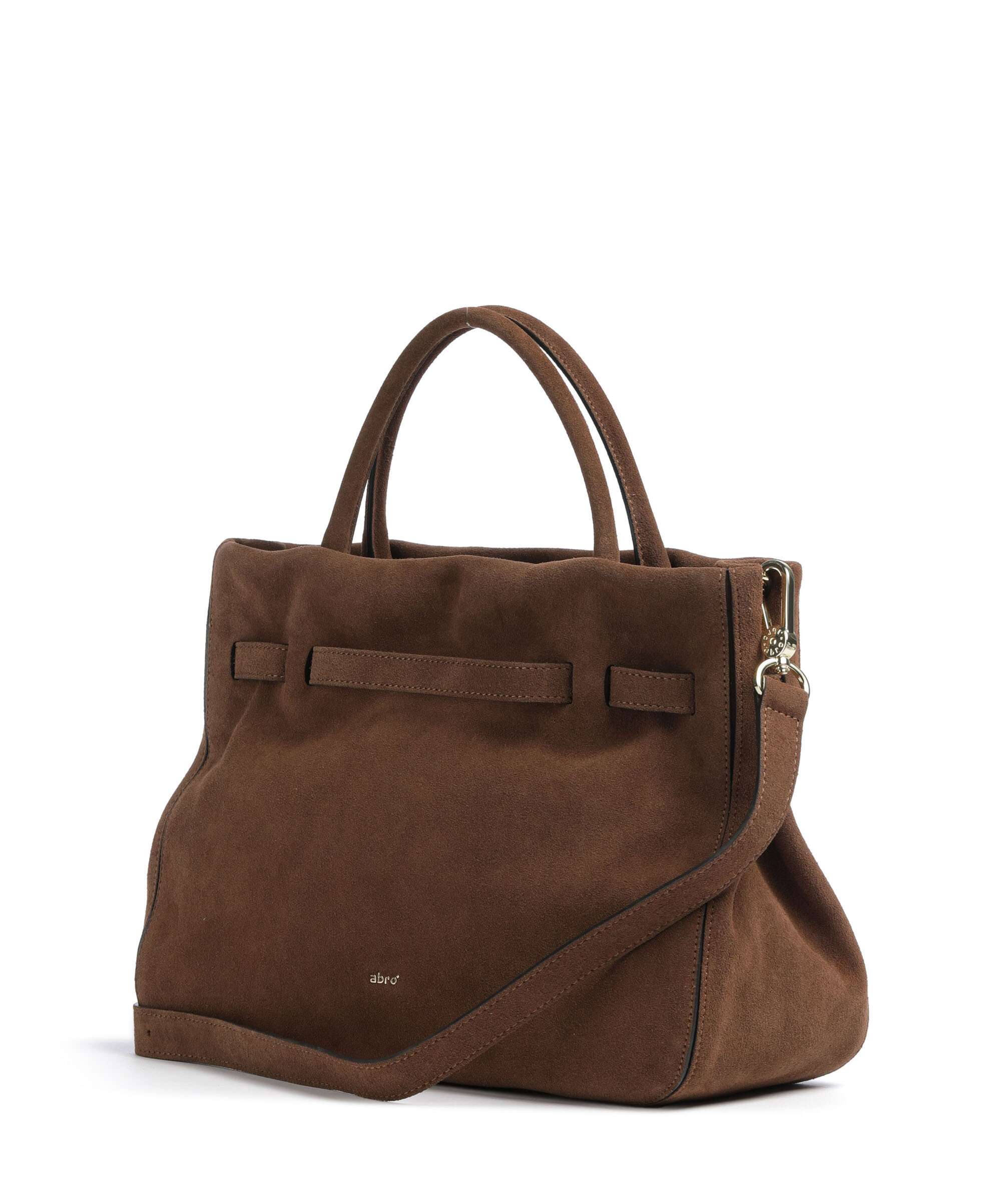 Abro Suede Jill Handbag wood - Image 2