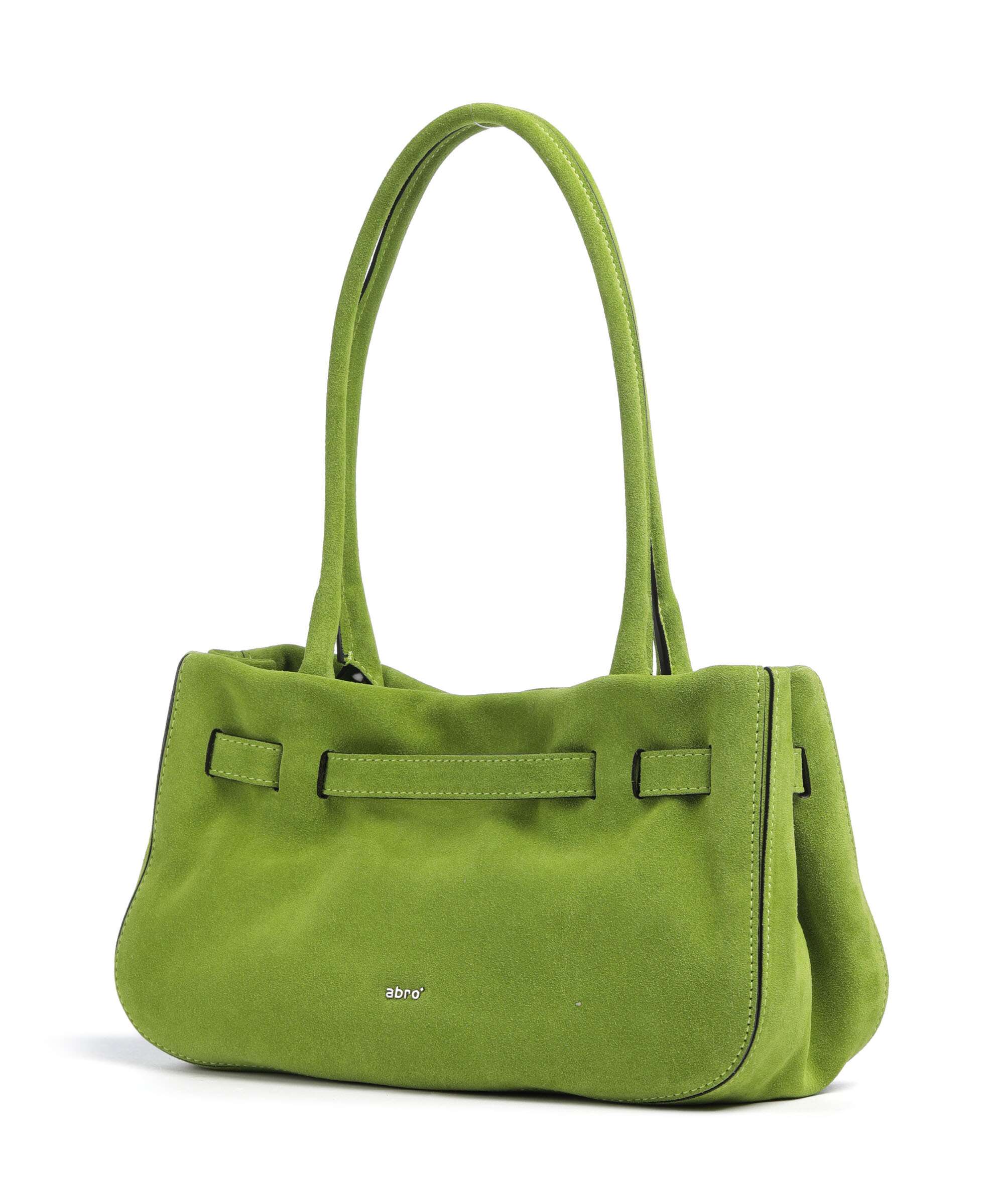 Abro Suede Jill Shoulder bag lime - Image 2