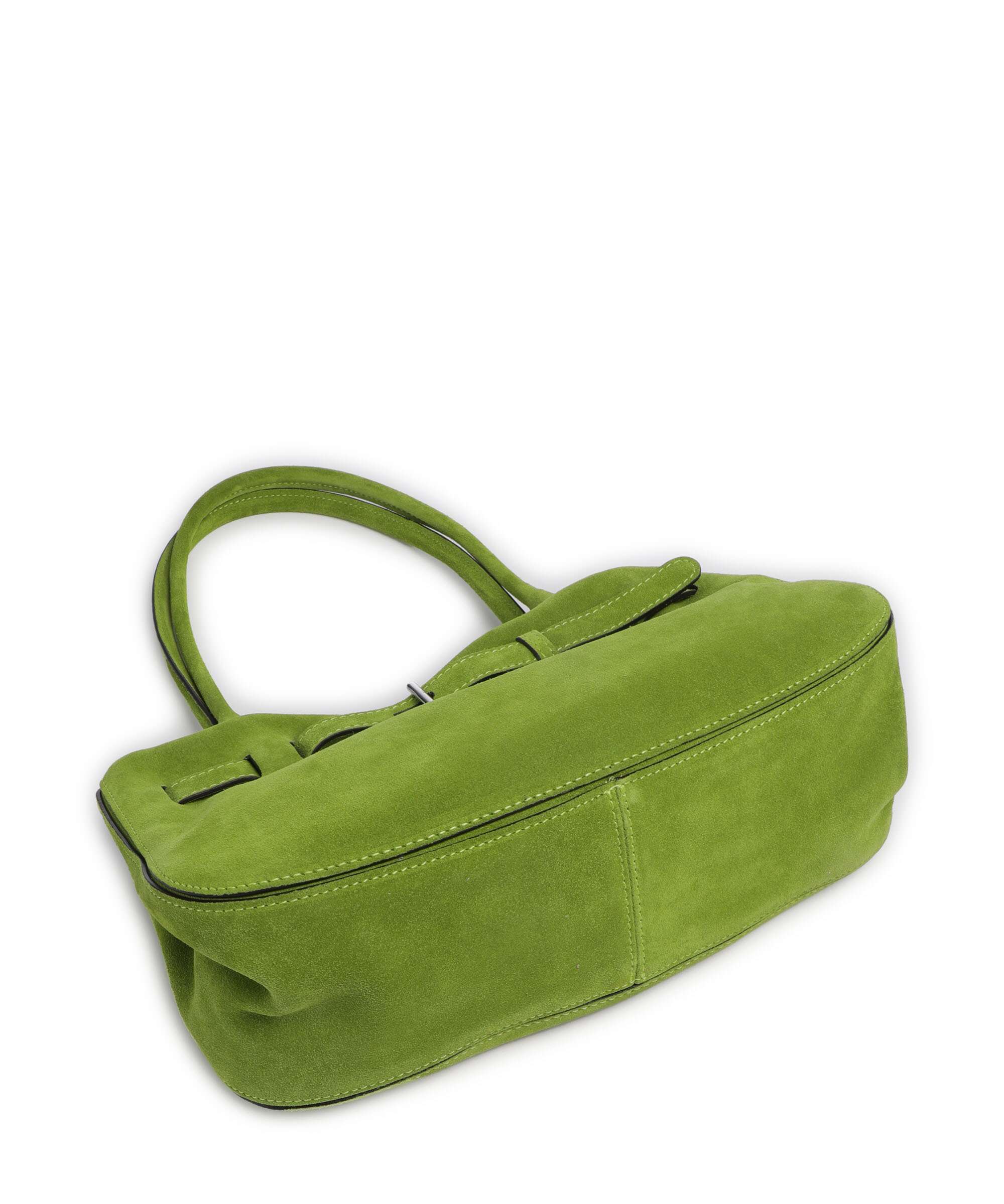 Abro Suede Jill Shoulder bag lime - Image 4