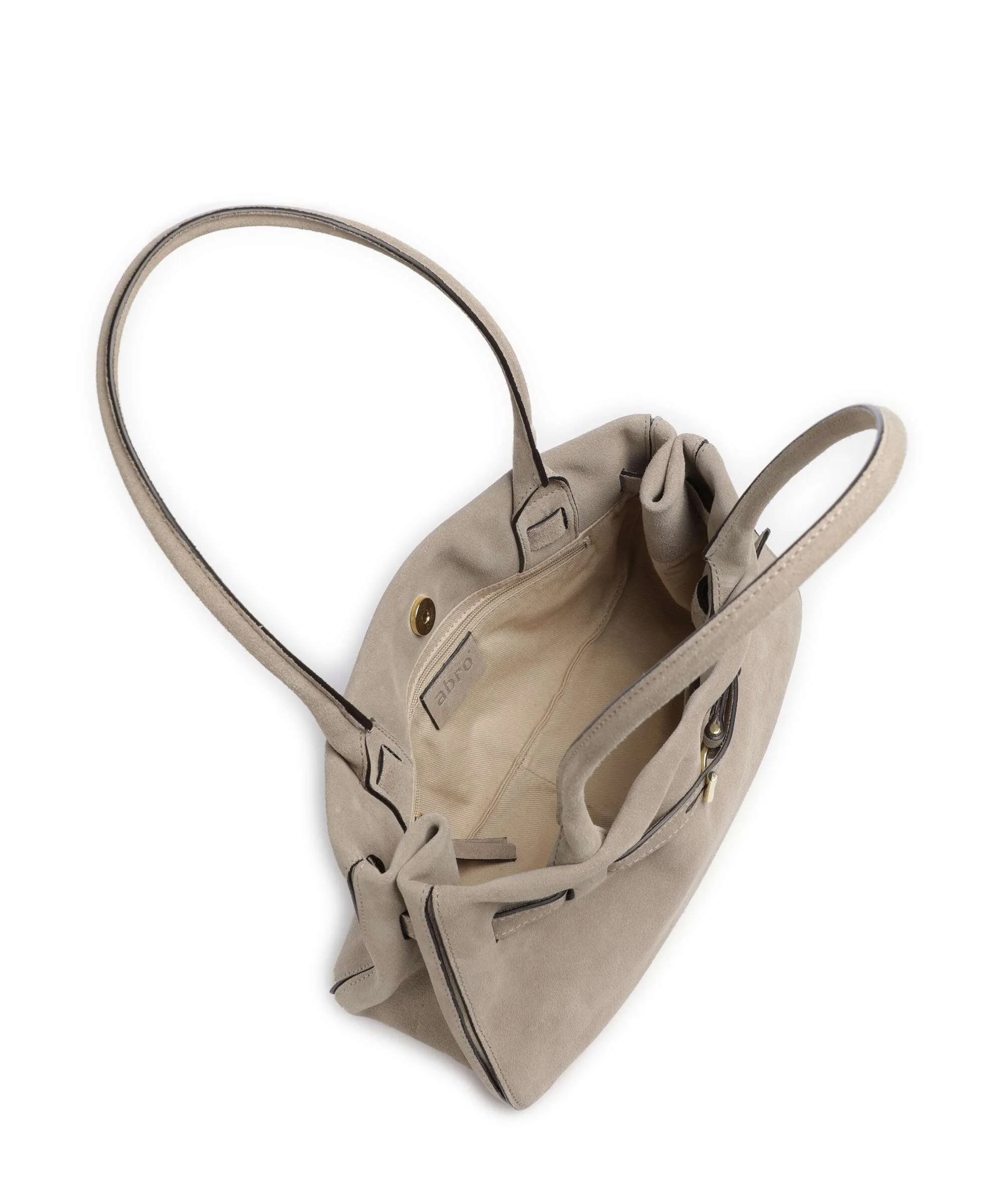 Abro Suede Jill Shoulder bag siena - Image 5