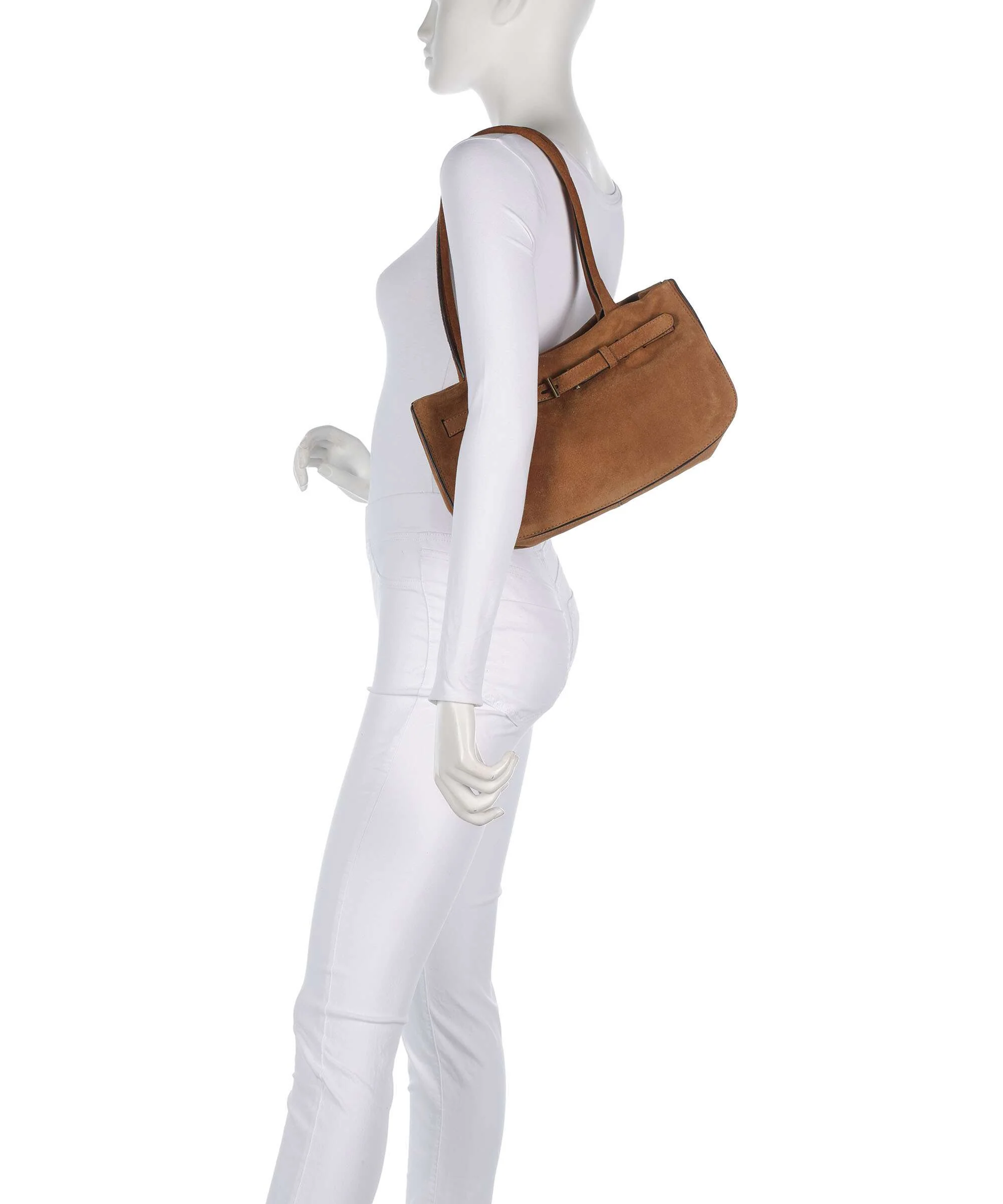 Abro Suede Jill Shoulder bag cuoio - Image 3